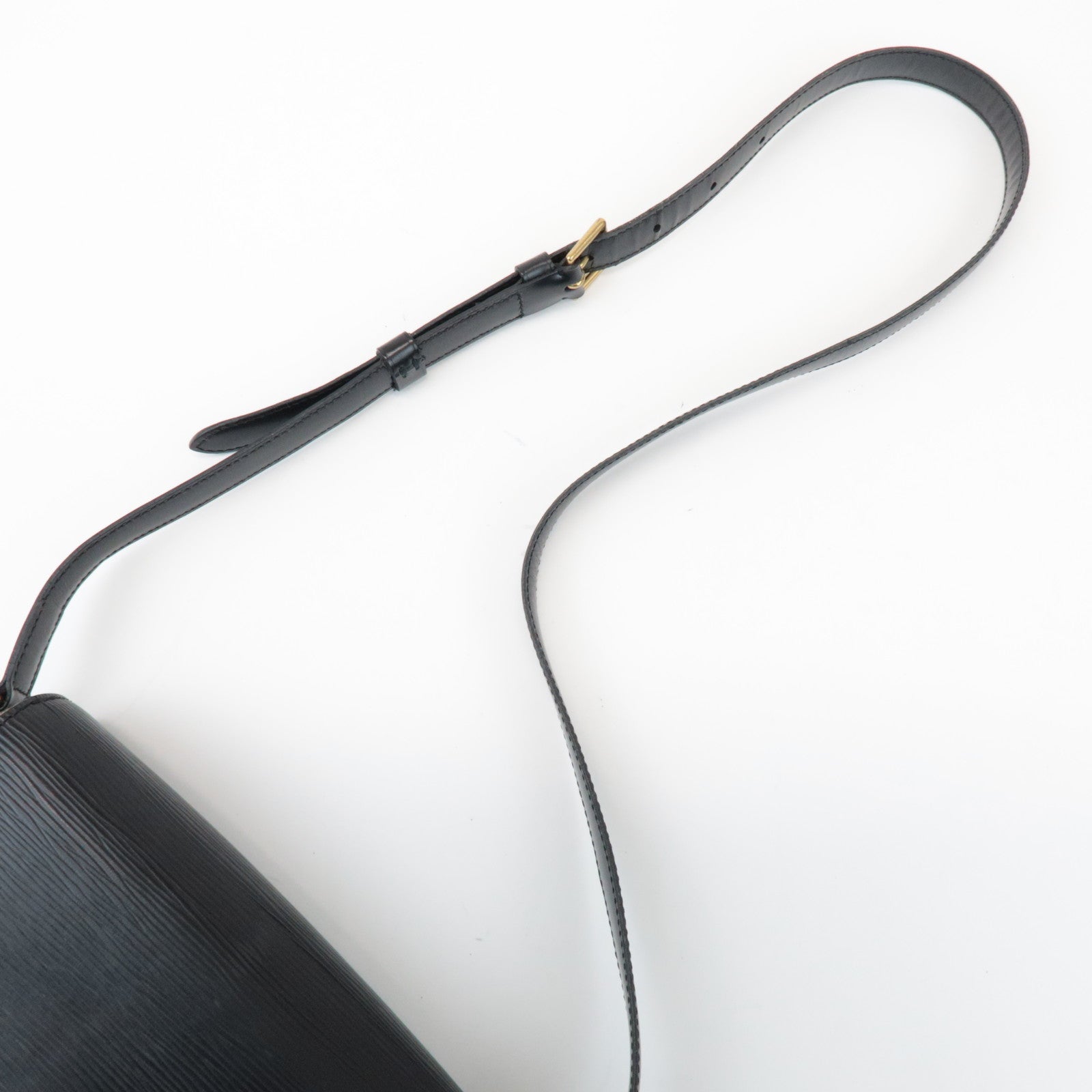 Louis Vuitton Epi Saint Cloud Shoulder Bag Black Noir M52192