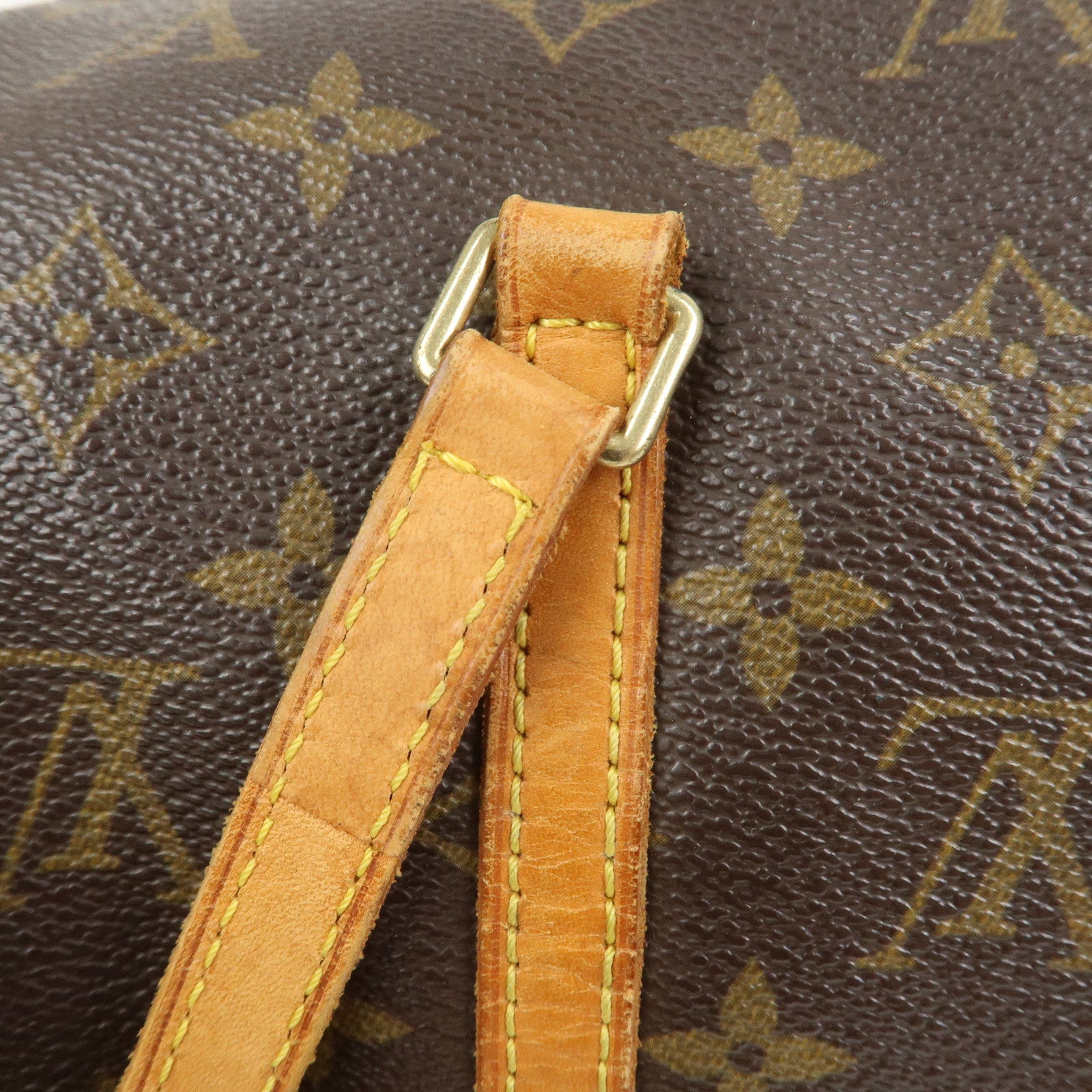 Louis Vuitton Monogram Papillon 30 Hand Bag Brown M51385