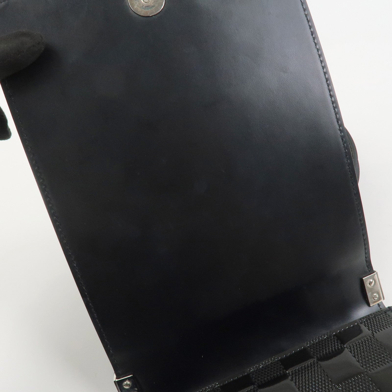 Louis Vuitton Damier Vernis Club Shoulder Bag Noir M92127