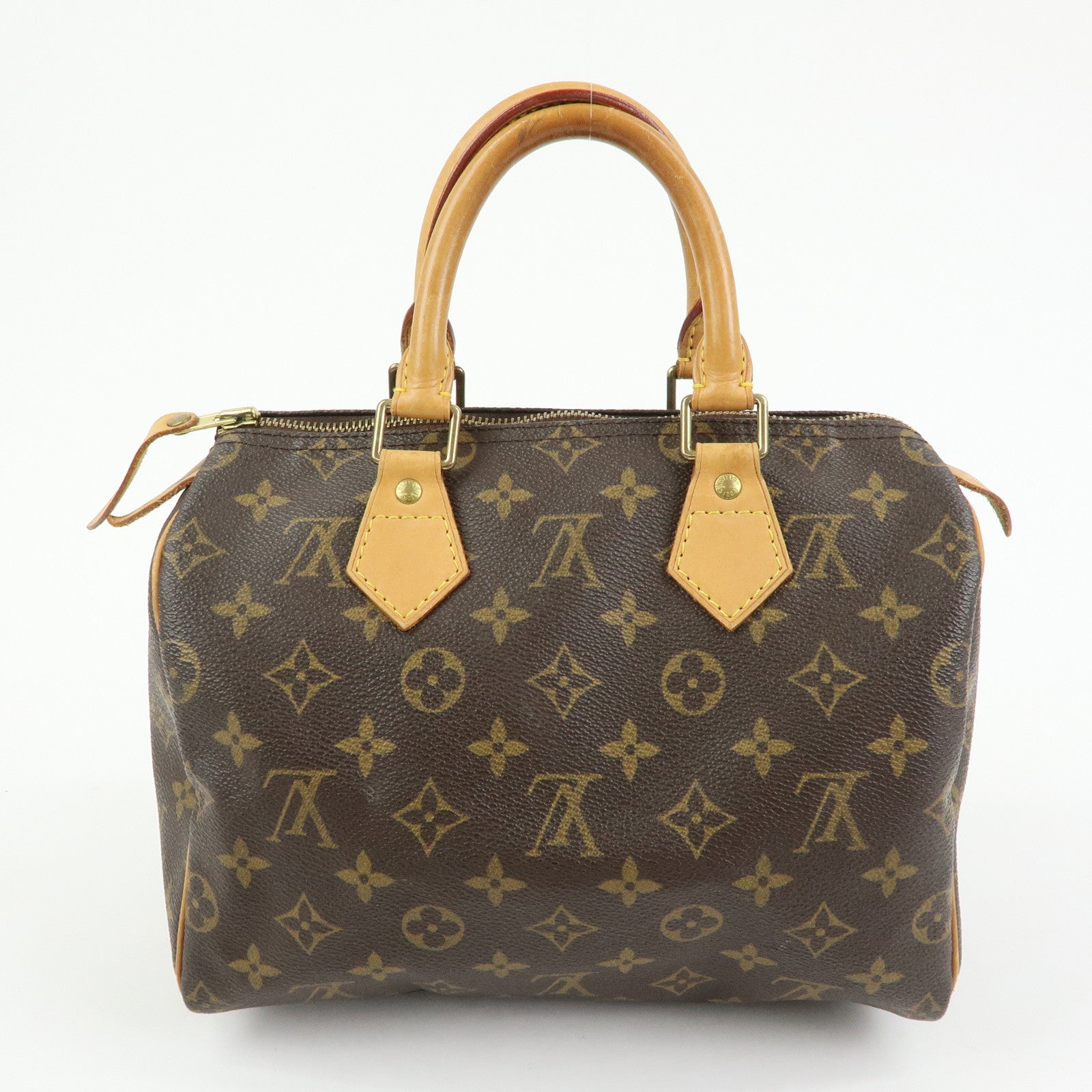 Louis Vuitton Monogram Speedy 25 Boston Bag Hand Bag Brown M41528