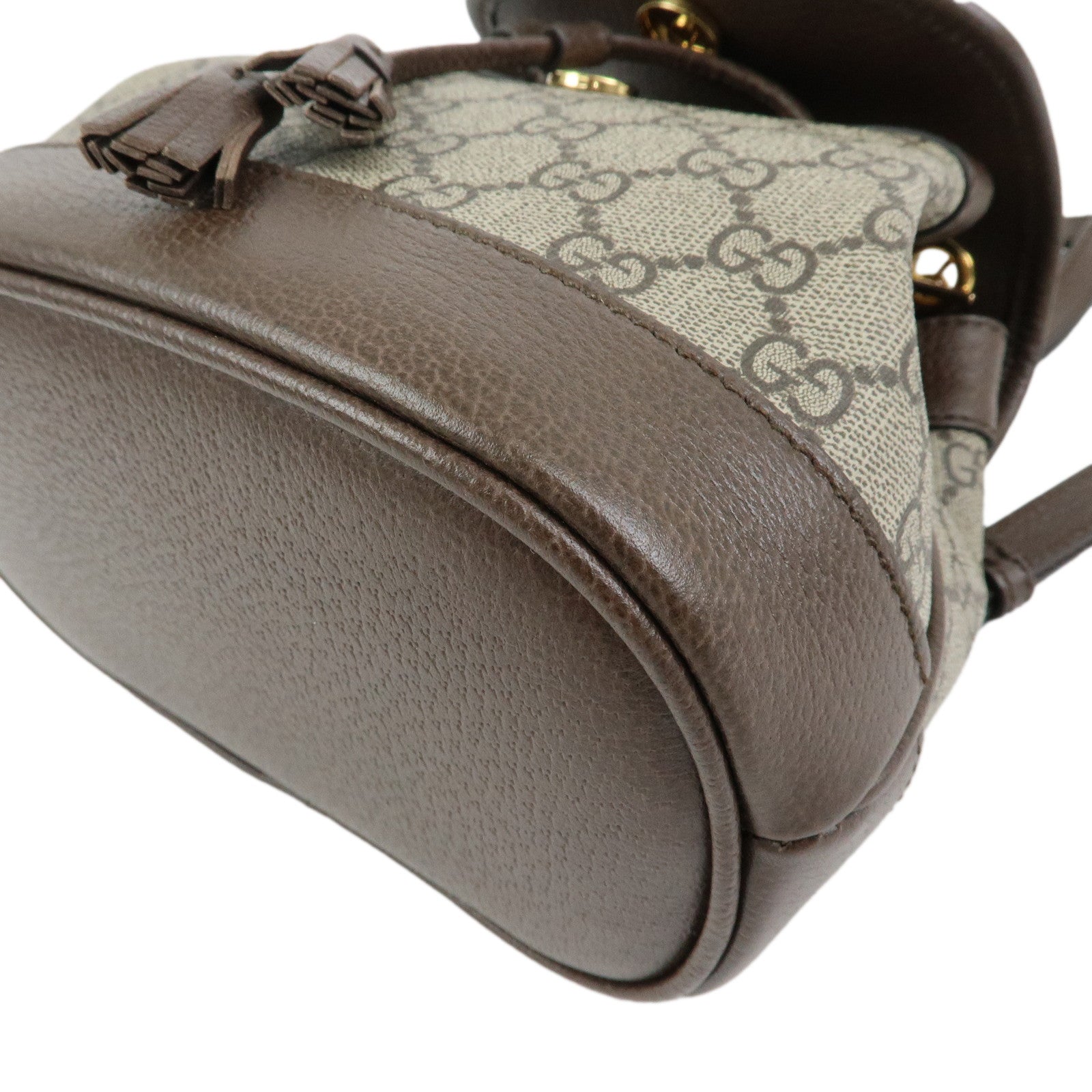 GUCCI Ophidia Sherry GG Supreme Leather Backpack Rucksack 795221