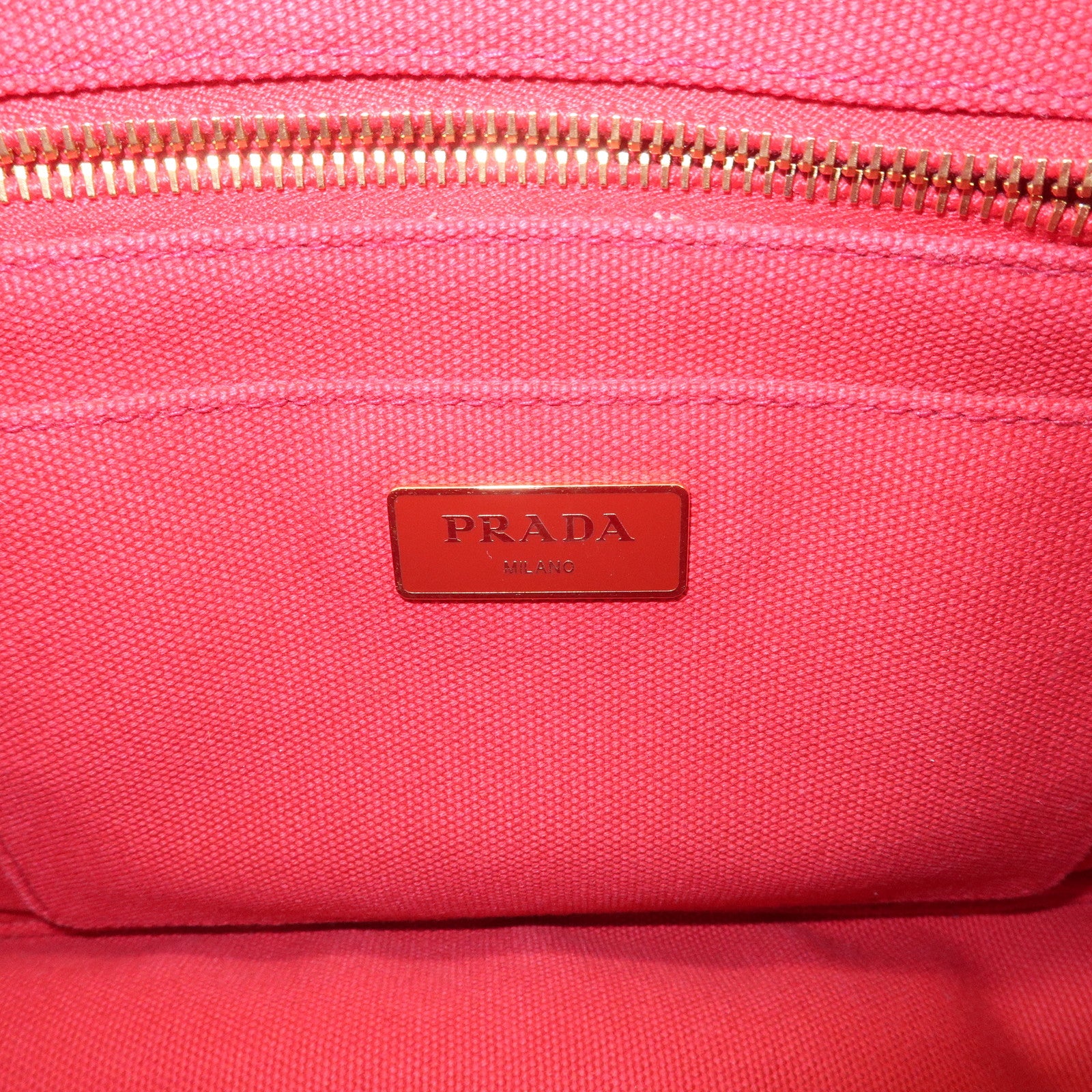PRADA Logo Canapa Canvas Mini 2Way Bag Hand Shoulder Bag B2349G
