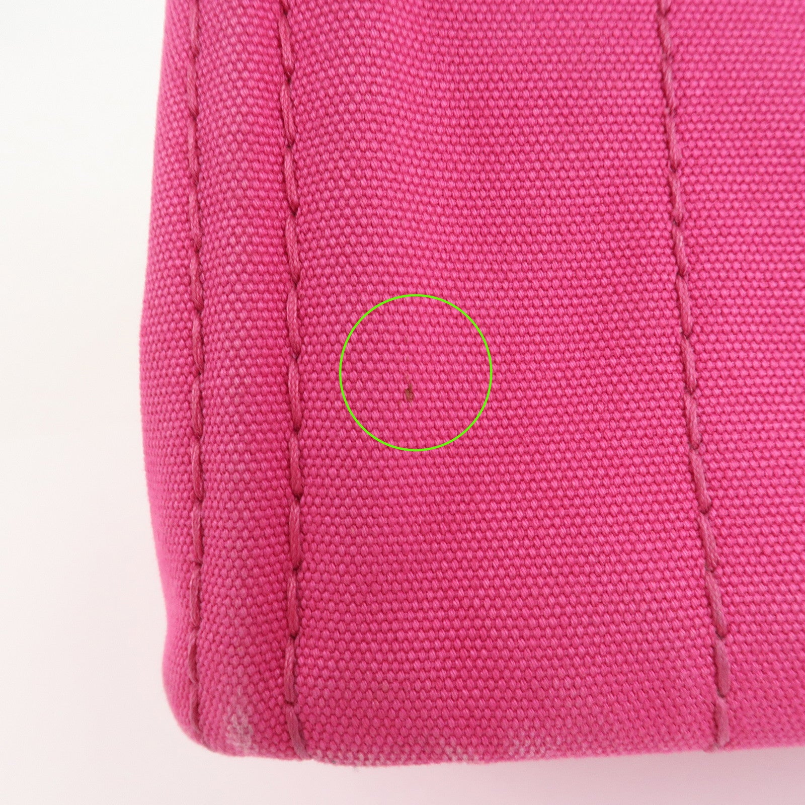 PRADA Canvas Canapa Mini 2Way Bag Hand Shoulder Bag Pink B2439G