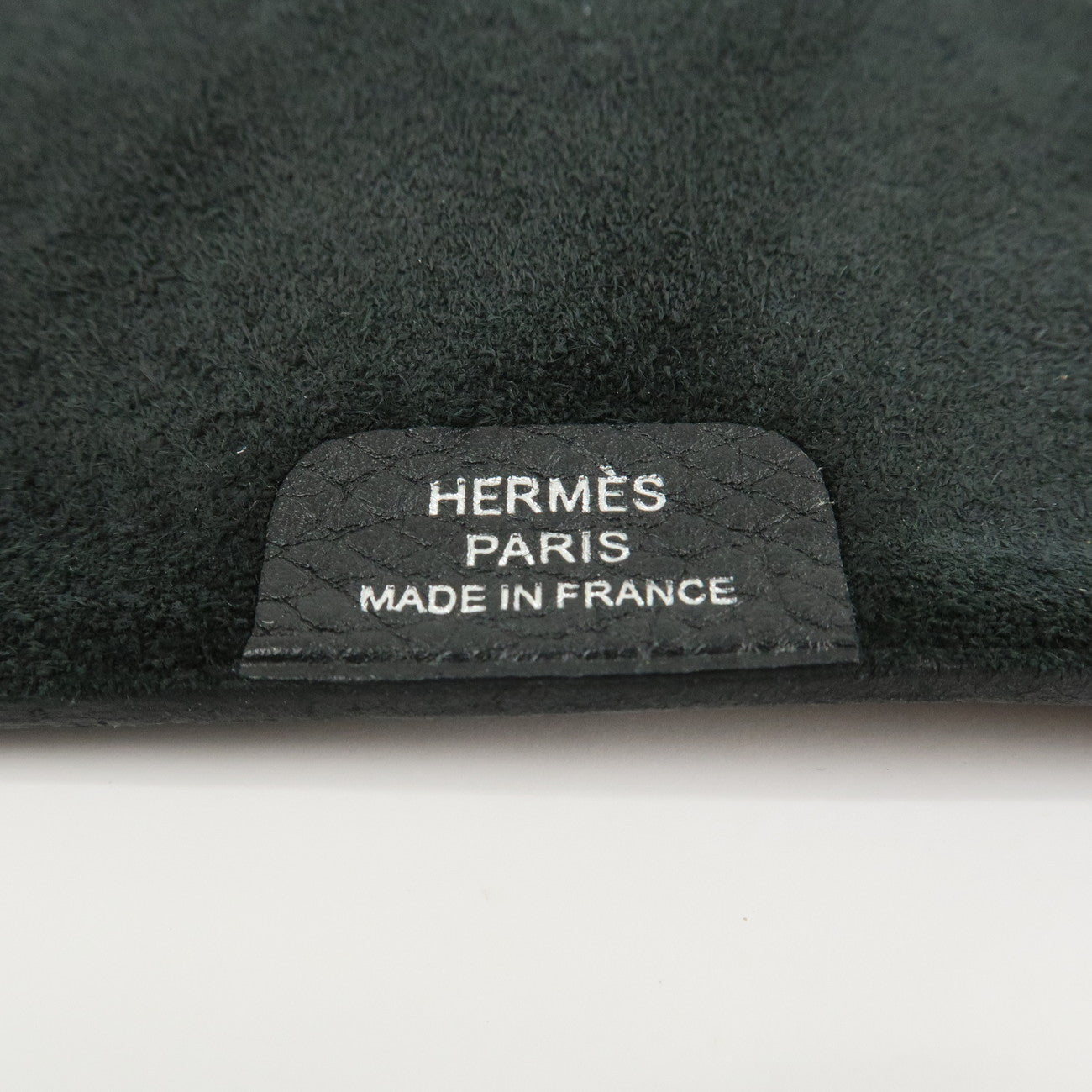 HERMES Togo Leather Ulysse PM Planner Cover □F Stamped Black