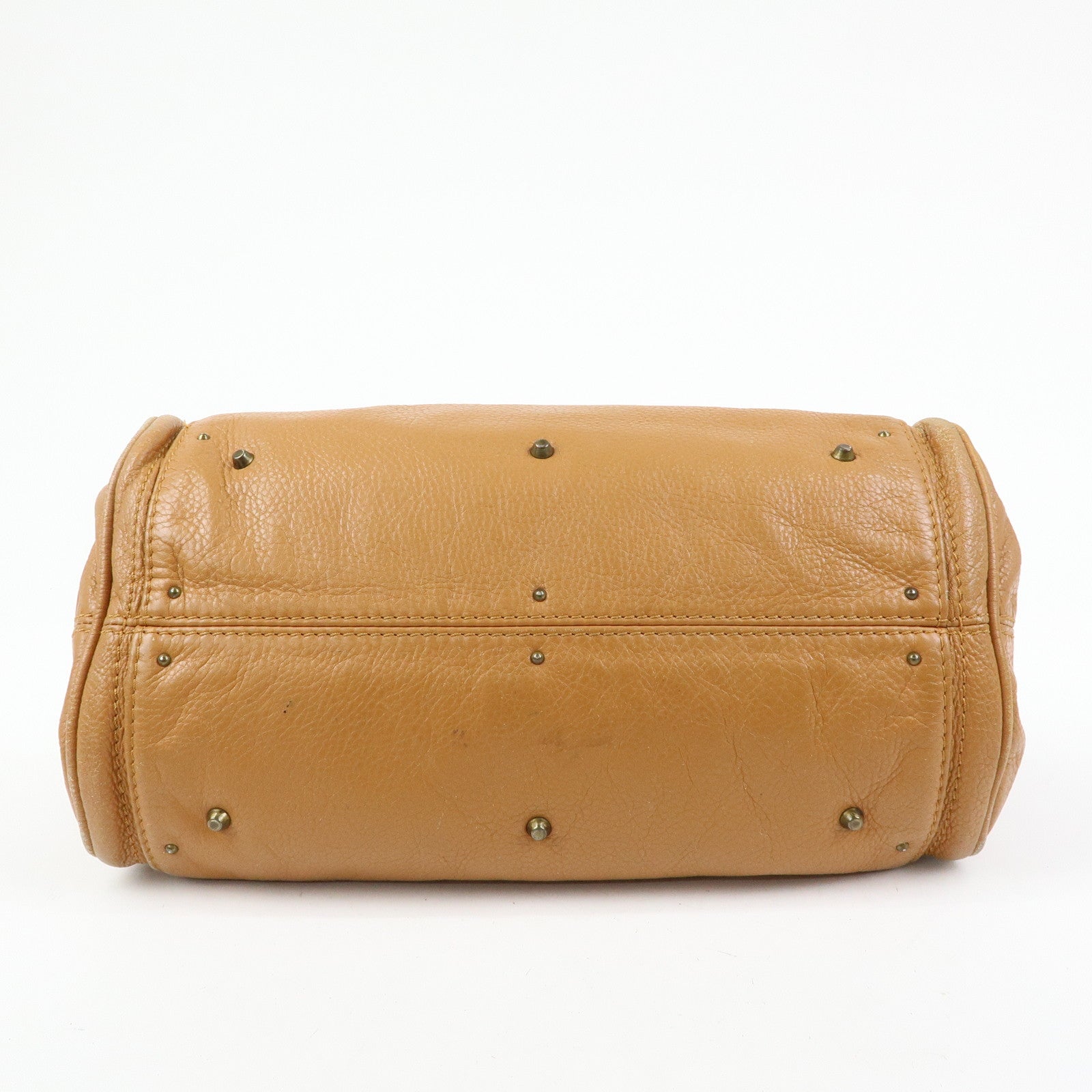 Chloe Paddington Medium Leather Hand Bag Shoulder Bag Brown