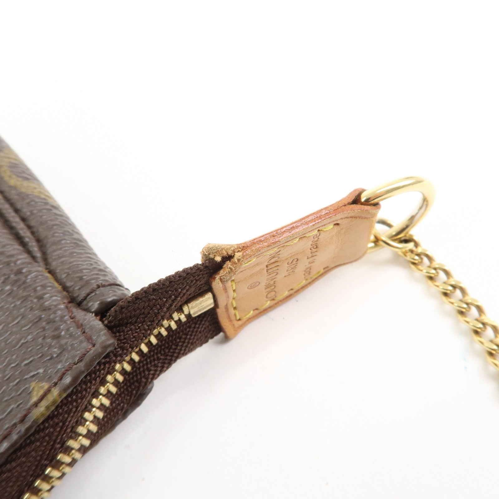 Louis Vuitton Monogram Mini Pochette Accessoires Hand Bag M58009