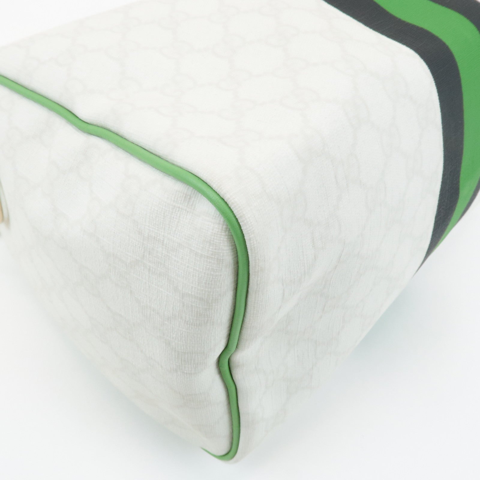 GUCCI JOY Line GG Supreme Leather Boston Bag 189895 Used