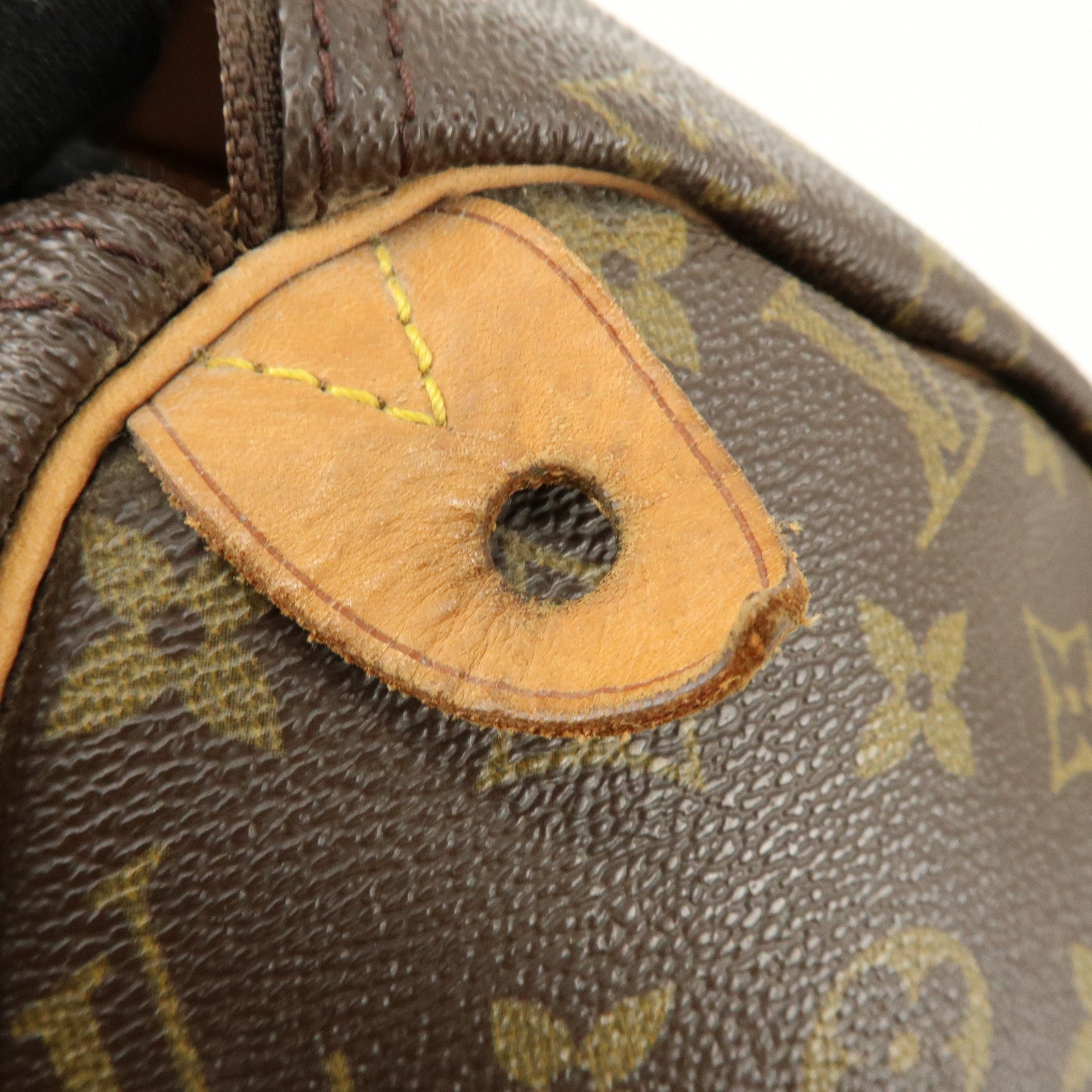 Louis Vuitton Monogram Speedy 40 Hand Bag Boston Bag Brown M41522