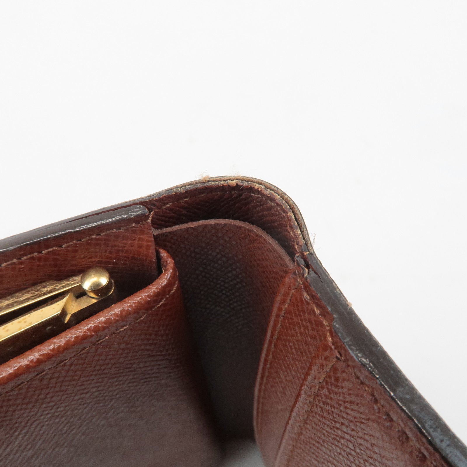 Louis Vuitton Monogram Porte Monnaie Billets Viennois Wallet M61663 Used