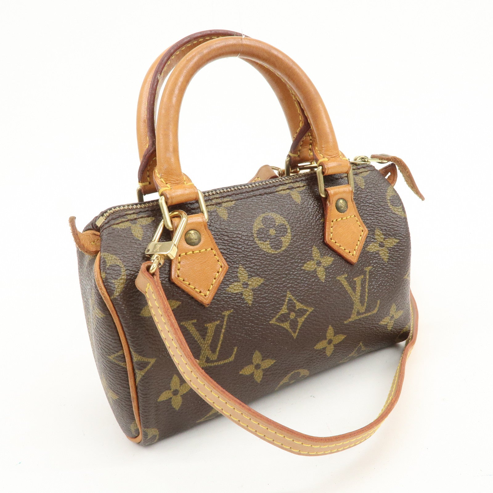 Louis Vuitton Monogram Mini Speedy Hand Bag Shoulder Bag M41534