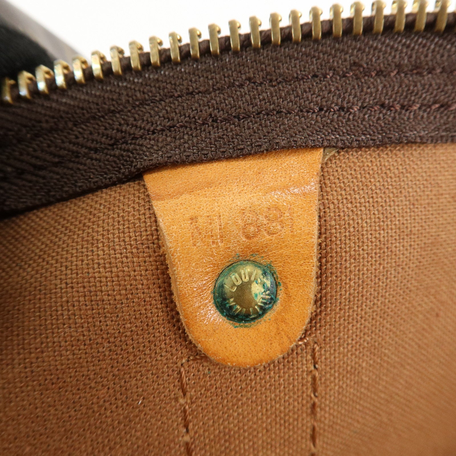 Louis Vuitton Monogram Keep All 60 Boston Bag Brown M41422