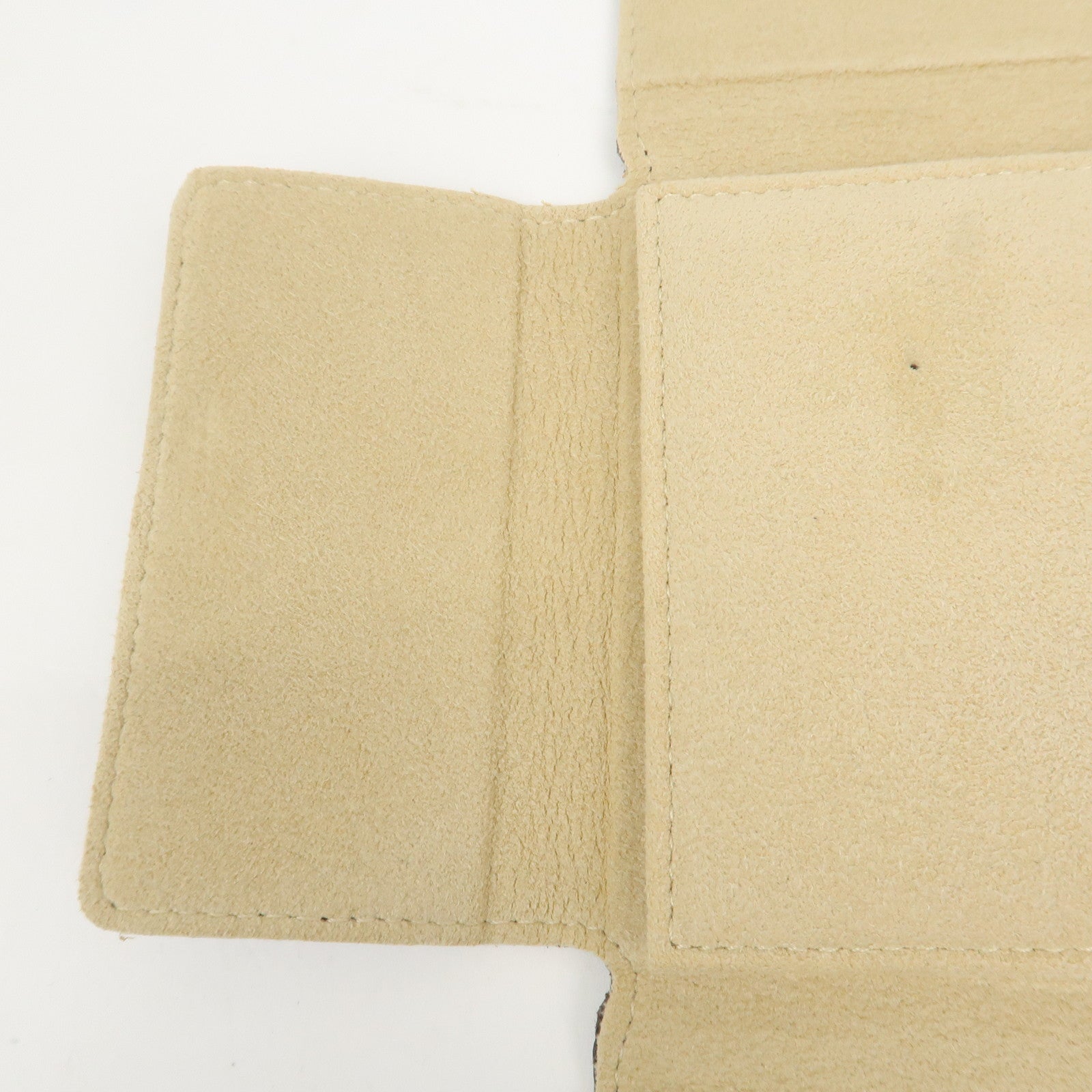 Louis Vuitton Monogram Canvas Jewelry Case for Earrings Brown