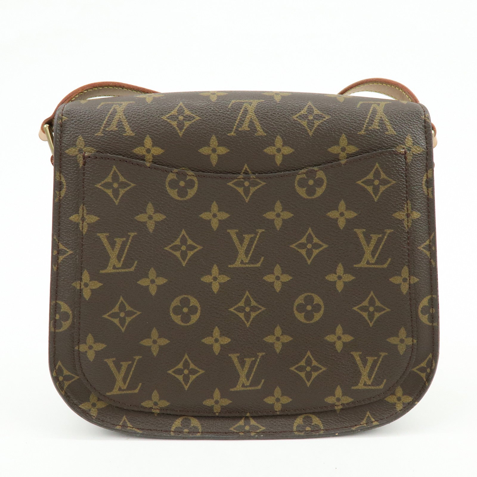 Louis Vuitton Monogram Saint Cloud GM Shoulder Bag Brown M51242