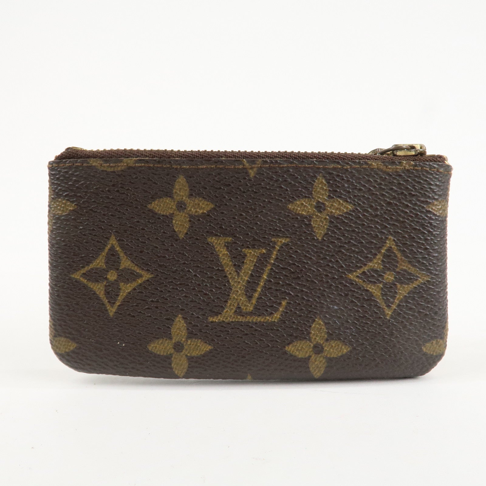 Louis Vuitton Monogram Pochette Cles Coin Case Key Case M62650 Used