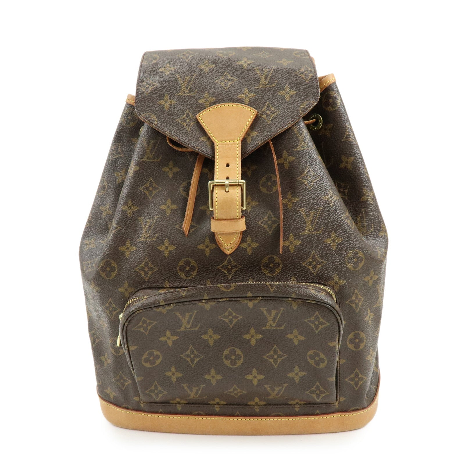 Louis Vuitton Monogram Montsouris GM Backpack Brown M51135