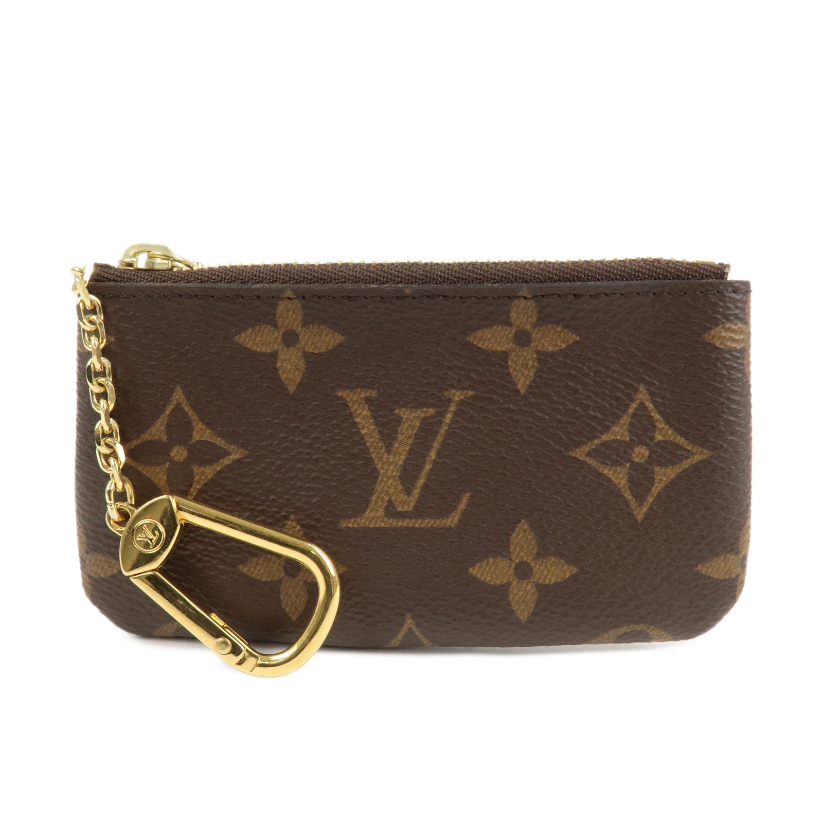 Louis Vuitton Monogram Pochette Cles Coin Case Key Case M62650