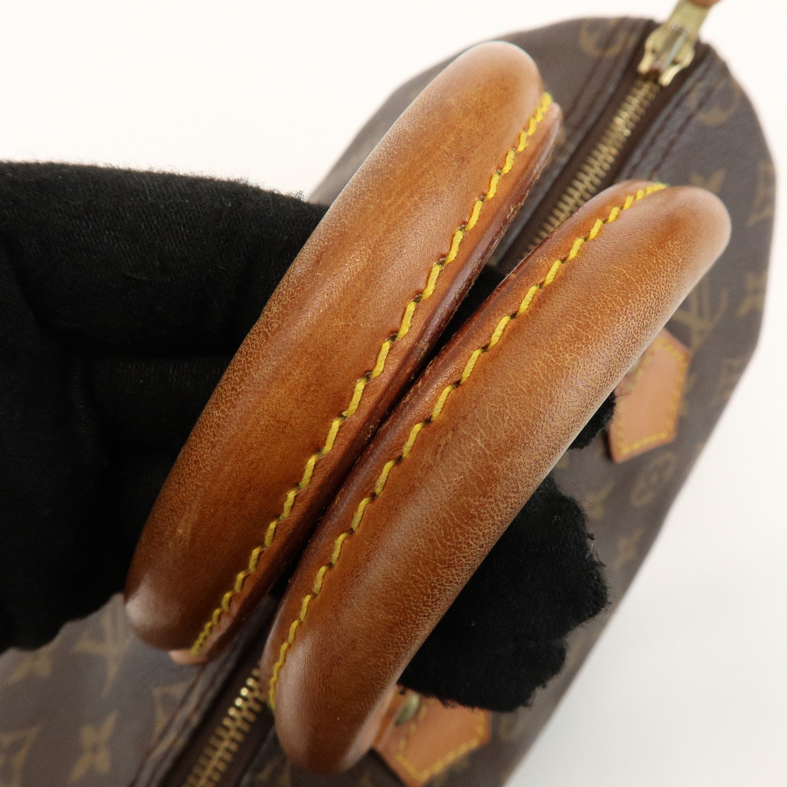 Louis Vuitton Monogram Speedy 25 Boston Bag Hand Bag Brown M41528