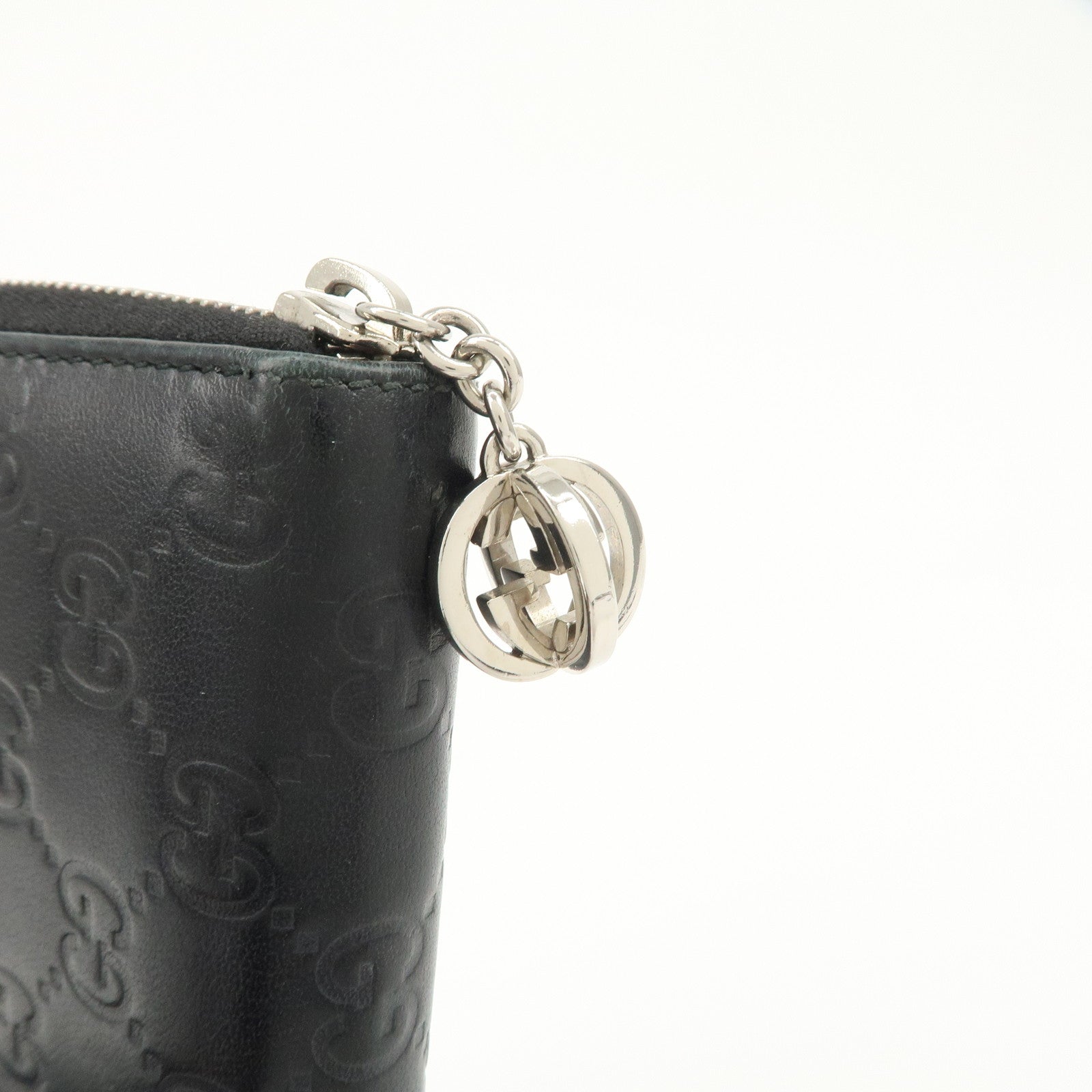 GUCCI Interlocking G Guccissima Leather Zippy Long Wallet 233025