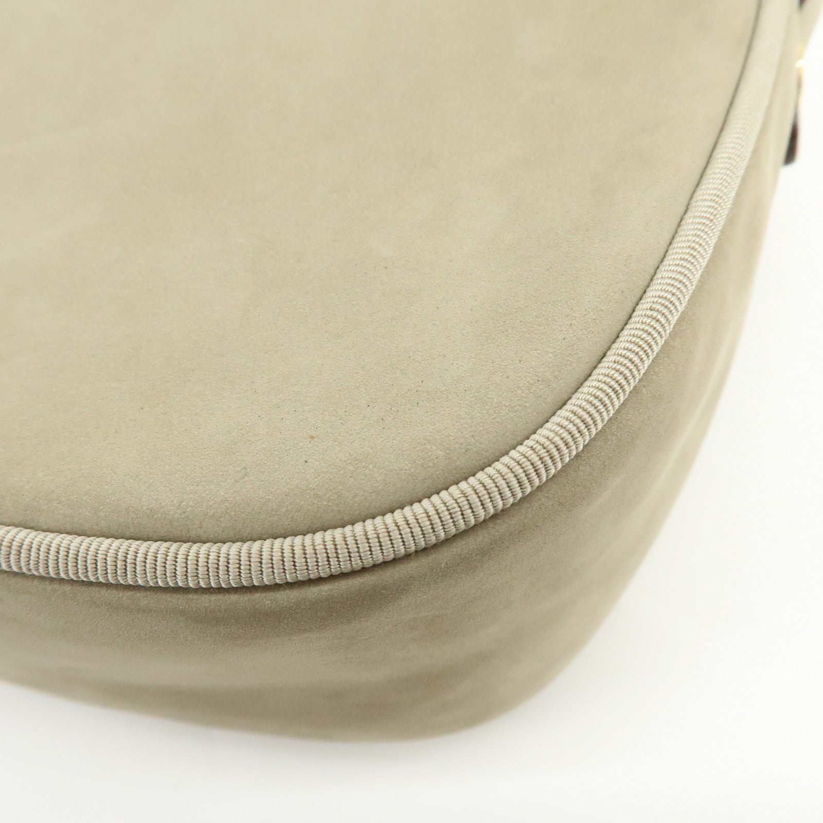 Ferragamo Vara Leather Shoulder Bag Crossbody Bag Greige