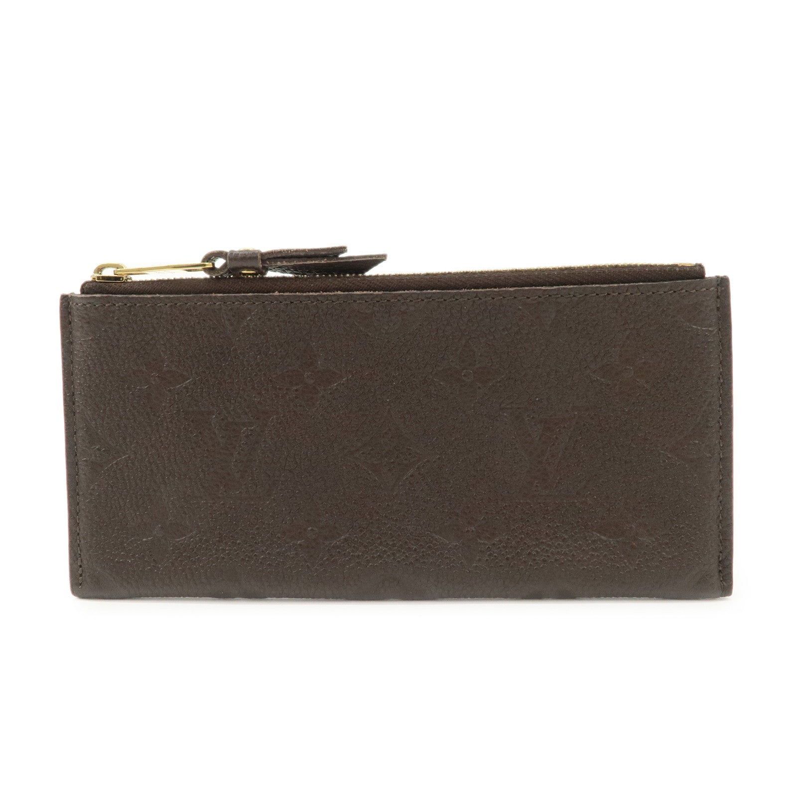 Louis Vuitton Empreinte Portefeuille Curieuse Pouch Brown M60300 Used