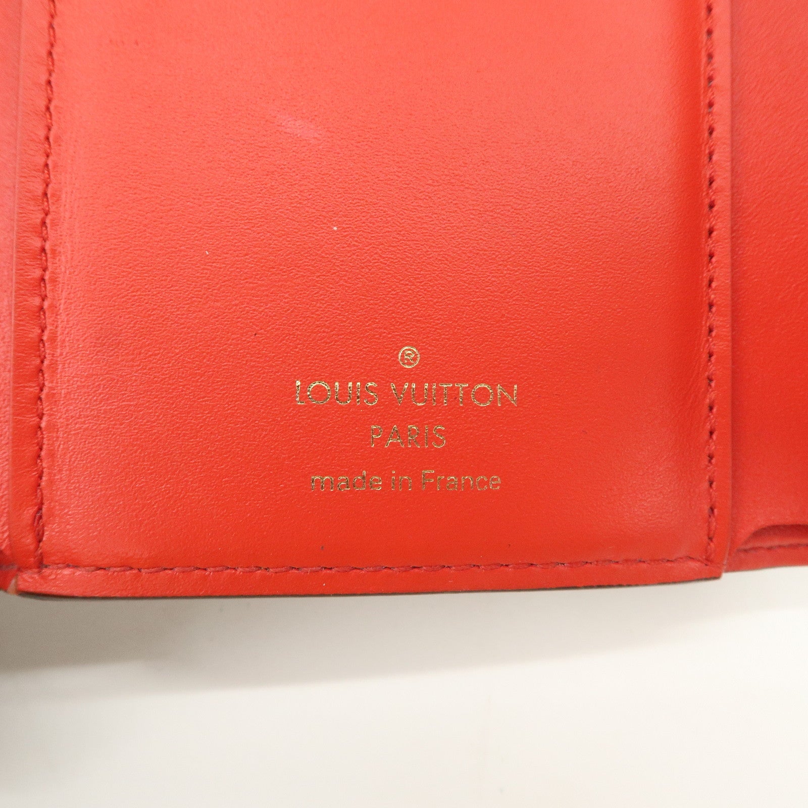 Louis Vuitton Monogram Portefeuille Flower Wallet Coquelicot M62567