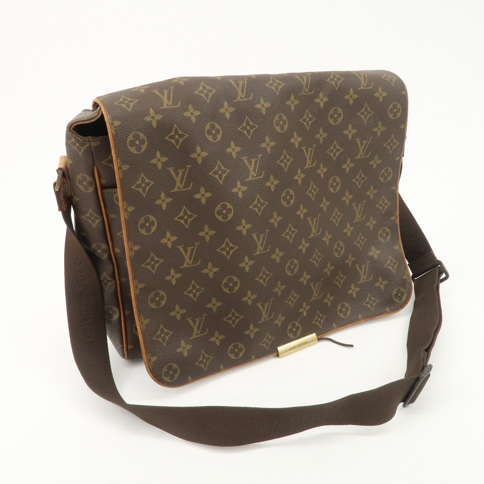 Louis Vuitton Monogram Abbesses Messenger Bag Brown M45257