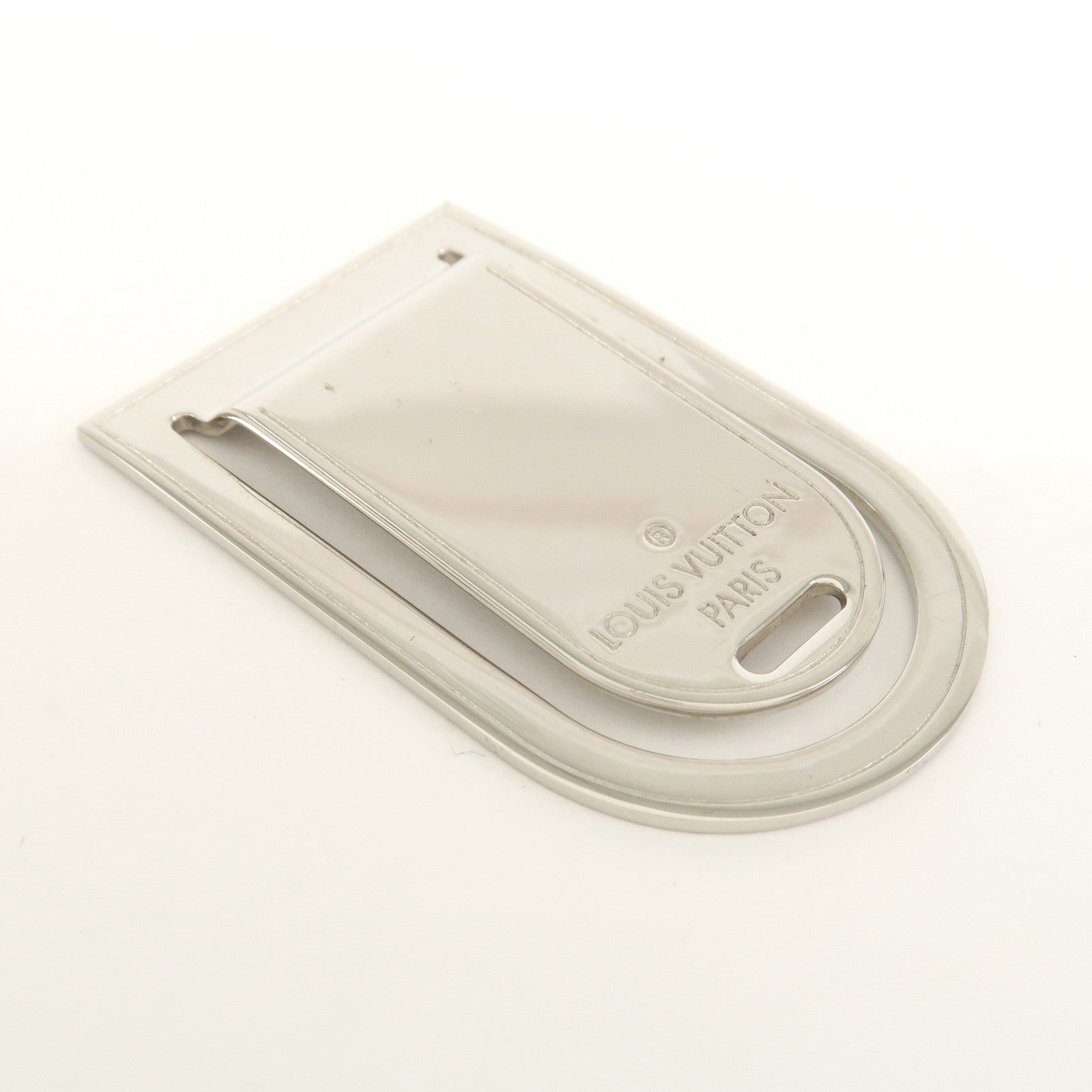 Louis Vuitton Pince a Billets Porte Adress Metal Money Clip M65067