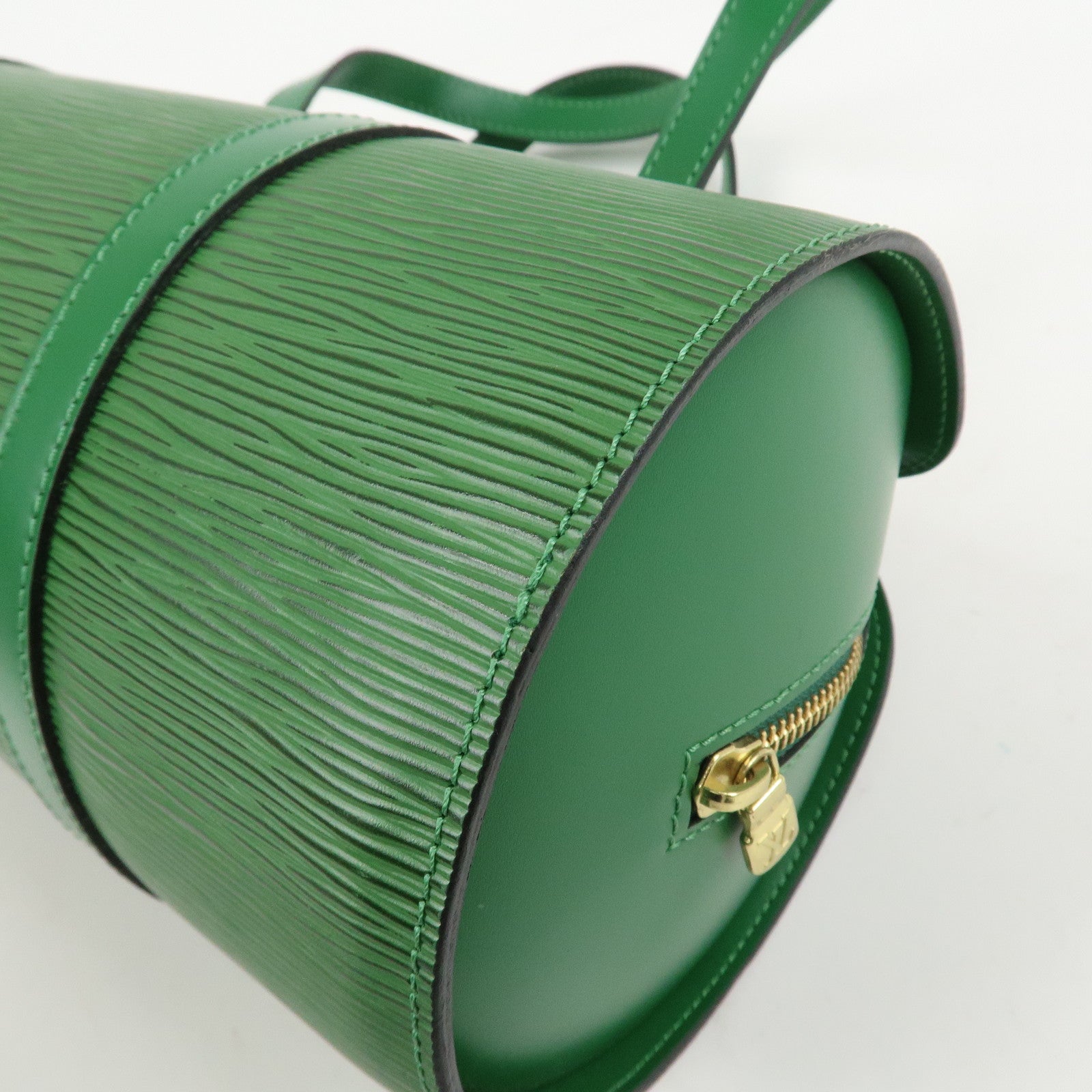 Louis Vuitton Epi Soufflot Hand Bag Borneo Green M52224