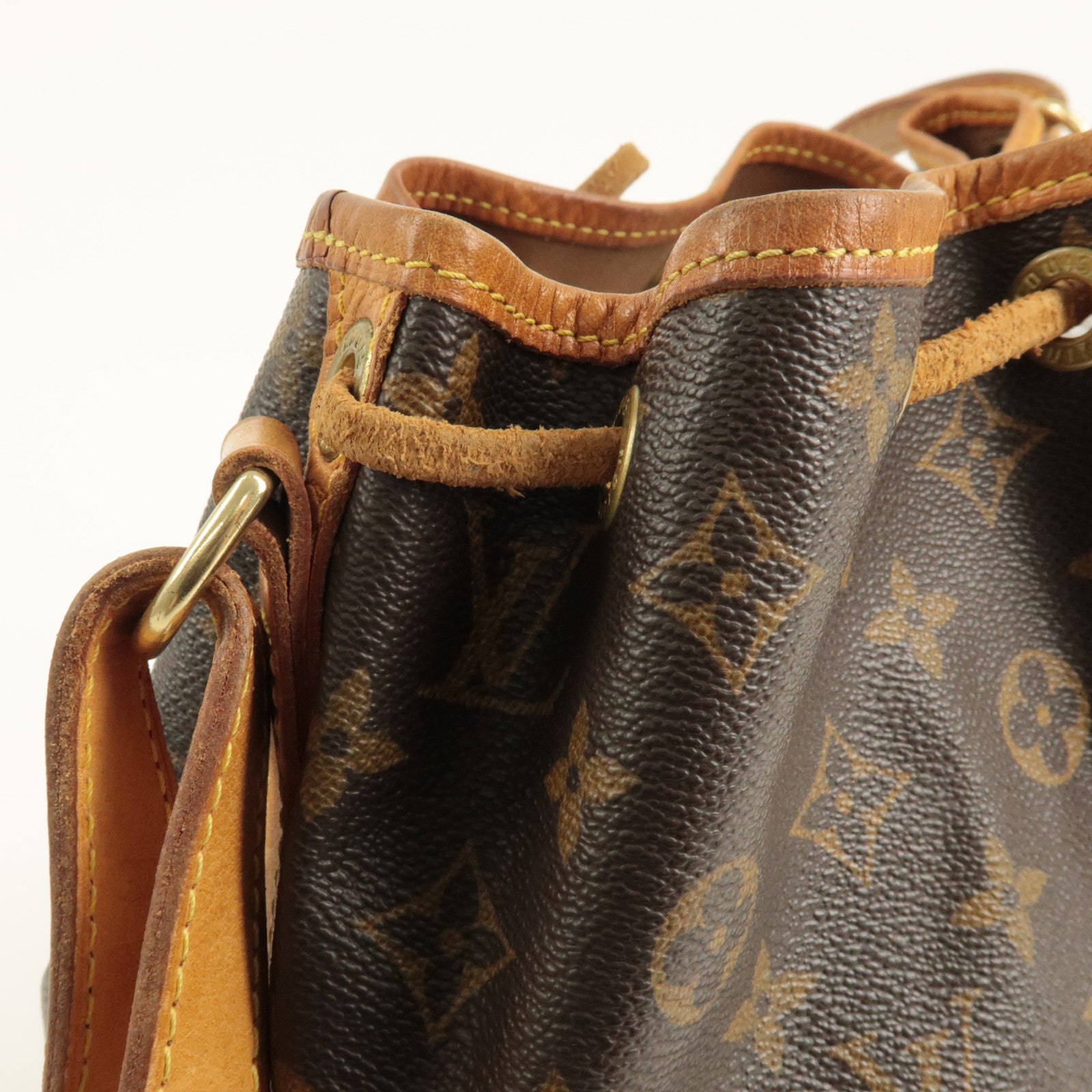 Louis Vuitton Monogram Petit Noe Shoulder Bag Brown M42226 Used