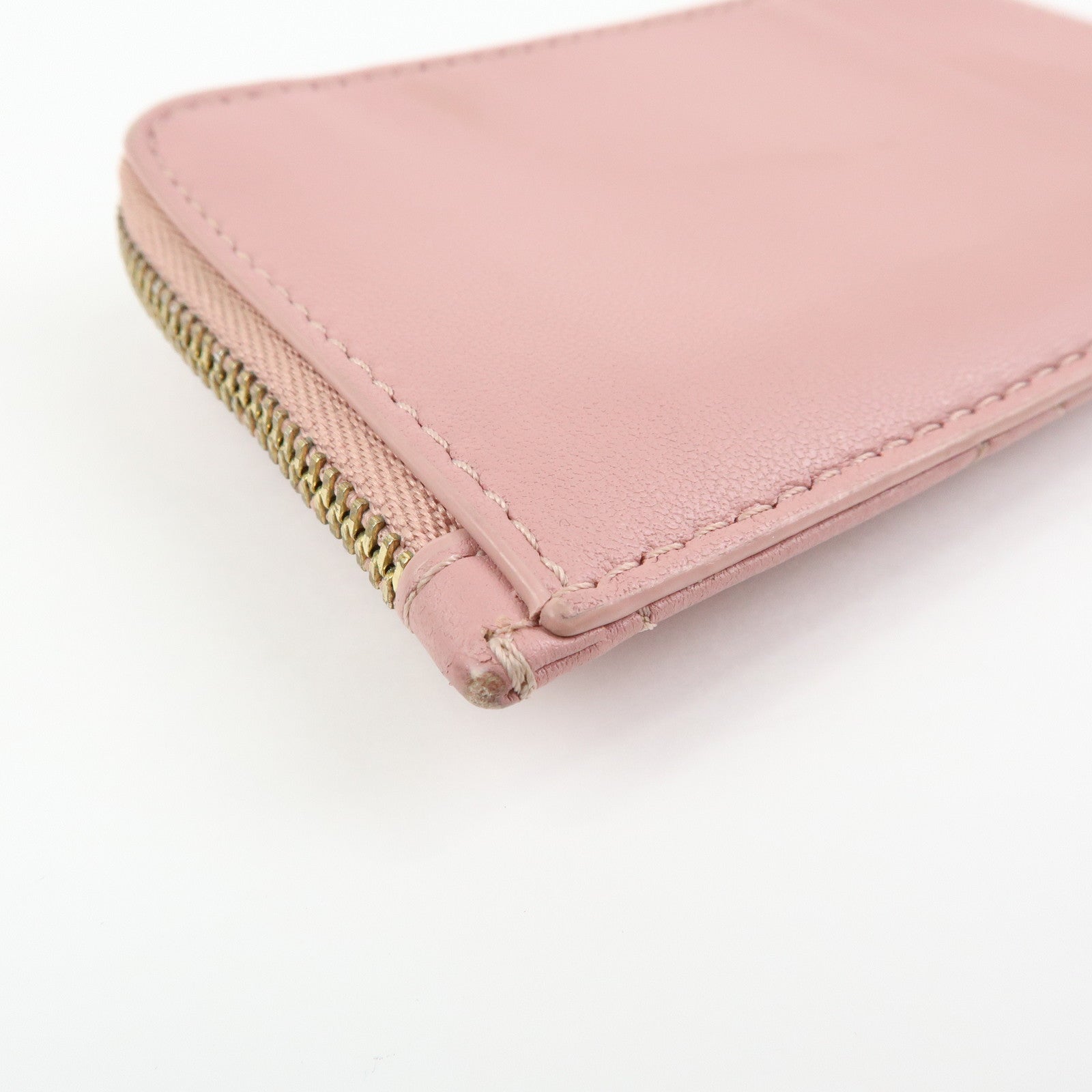 Christian Dior Lady Dior Cosmos Cannage Lambskin Card Case Pink