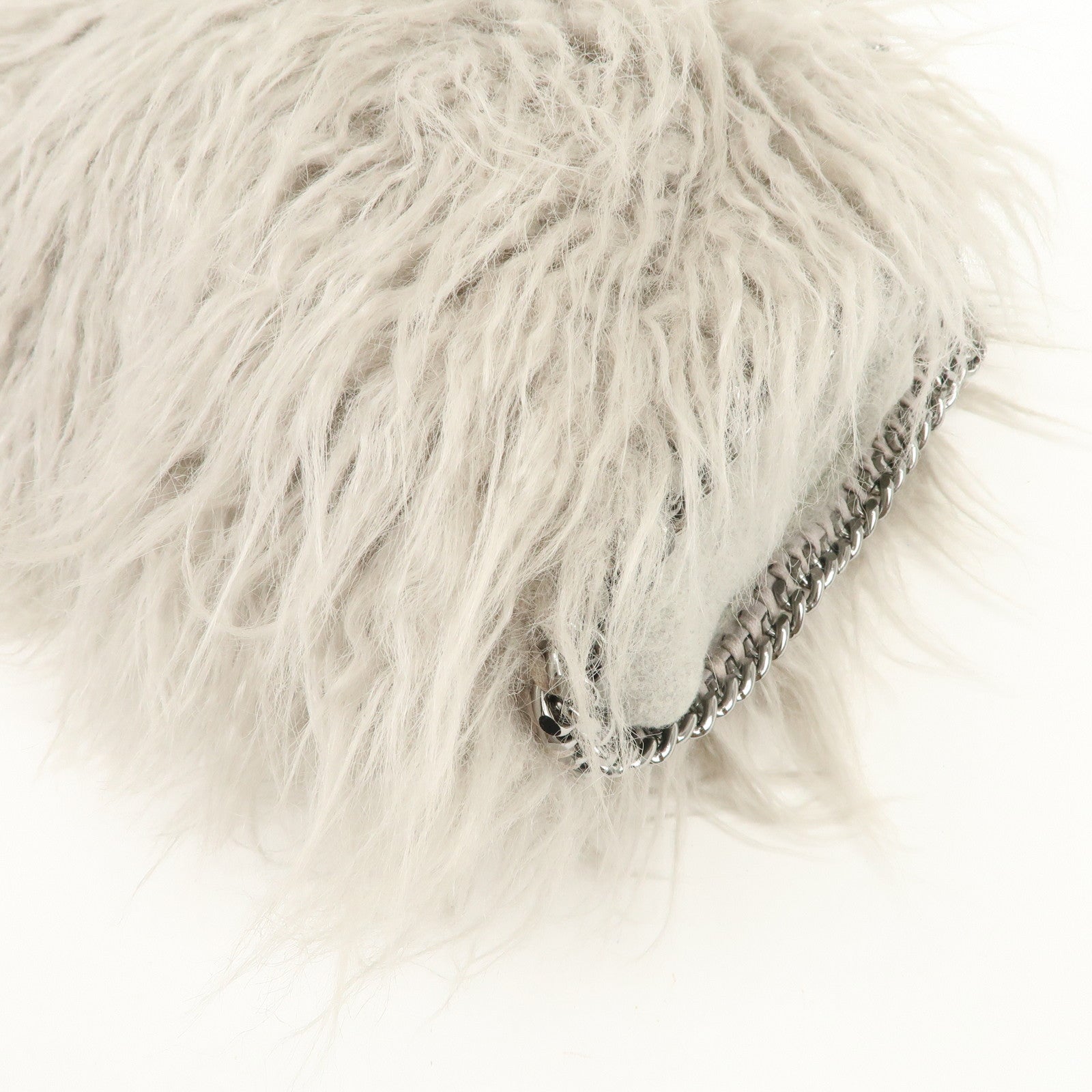 STELLA MCCARTNEY Falabella 2Way Bag Hand Bag Shoulder Bag Gray