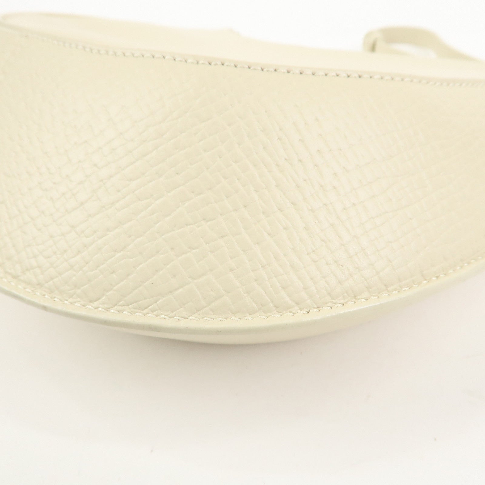 LOEWE Leather Shoulder Bag Hand Bag Ivory