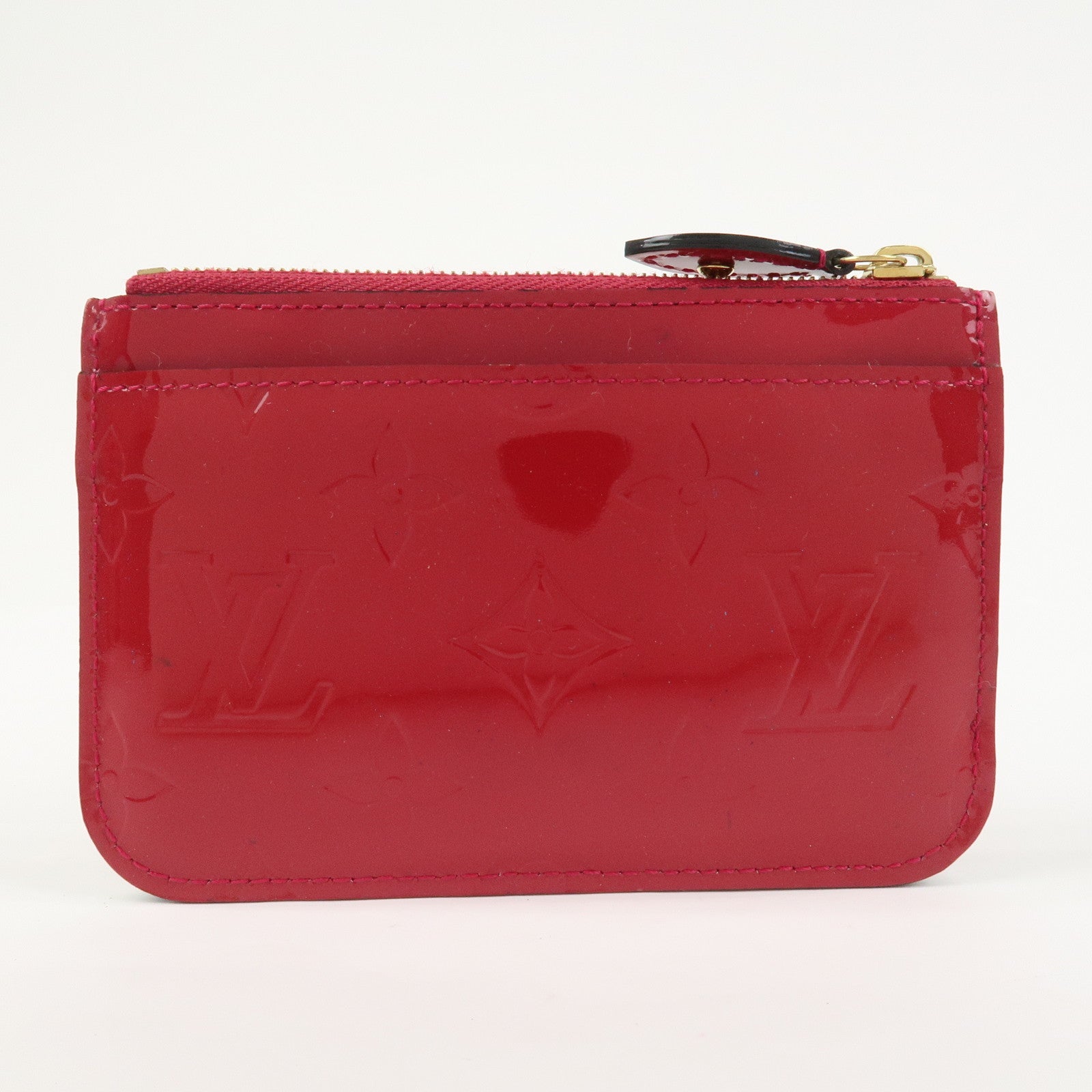 Louis Vuitton Monogram Vernis Pochette Cles NM Rose Indien M61466