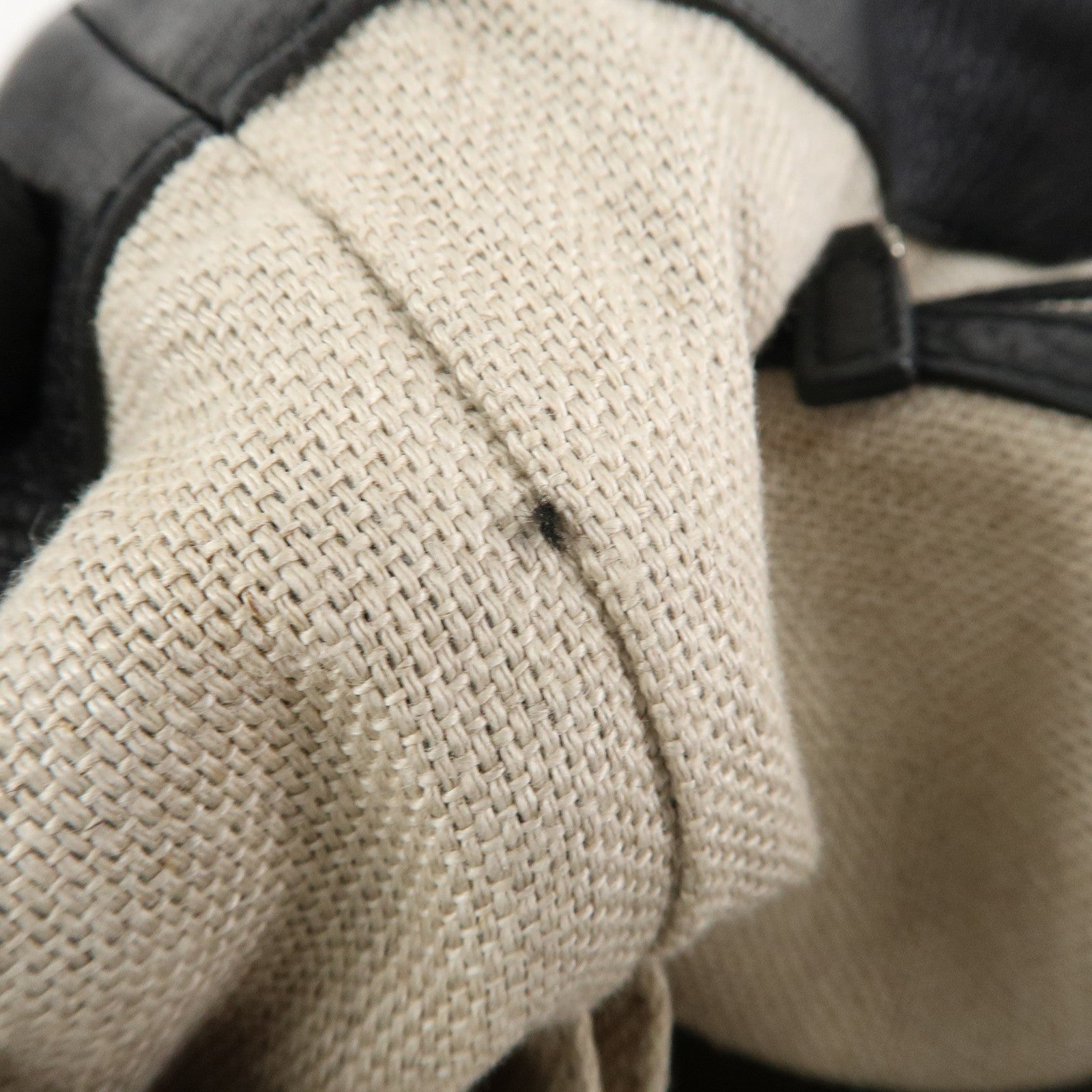 GUCCI Guccissima Leather Horsebit Tote Bag Black 229852 Used