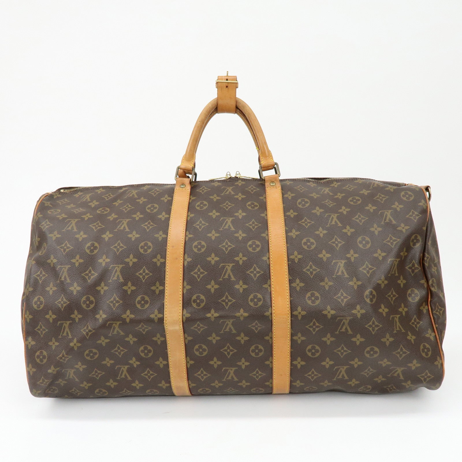 Louis Vuitton Monogram Keep All Bandouliere 60 Boston Bag M41412