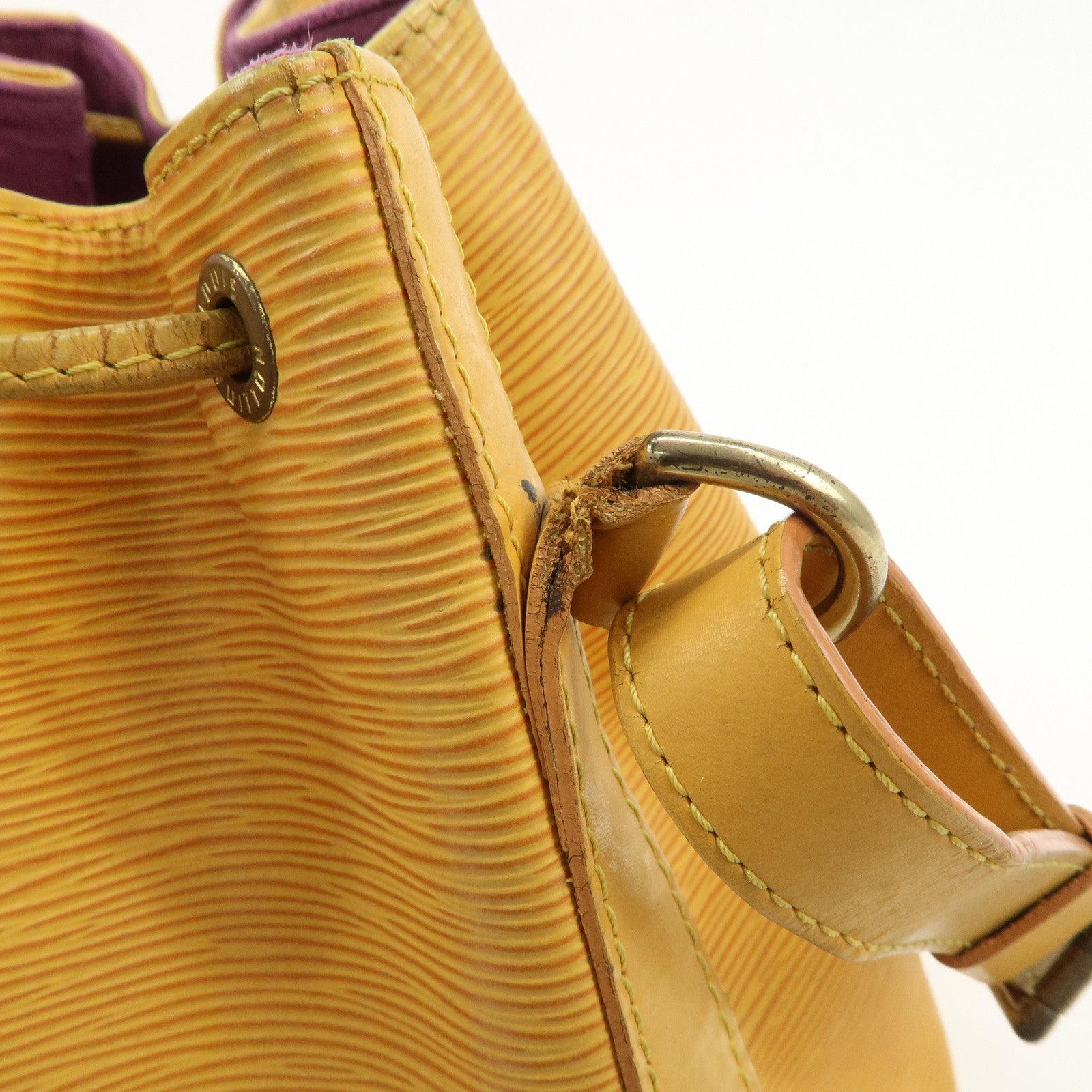 Louis Vuitton Epi Noe Leather Shoulder Bag Tassili Yellow M44009