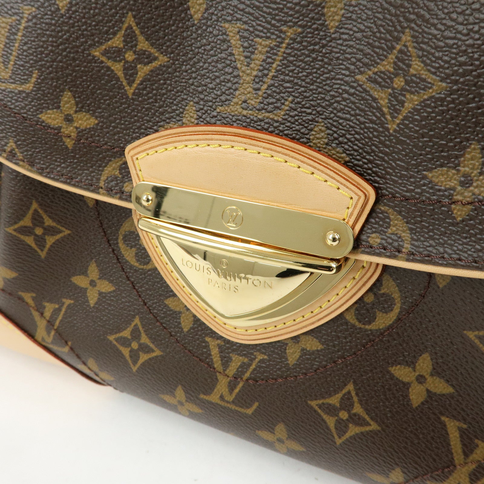 Louis Vuitton Monogram Beverly MM Shoulder Hand Bag Brown M40121