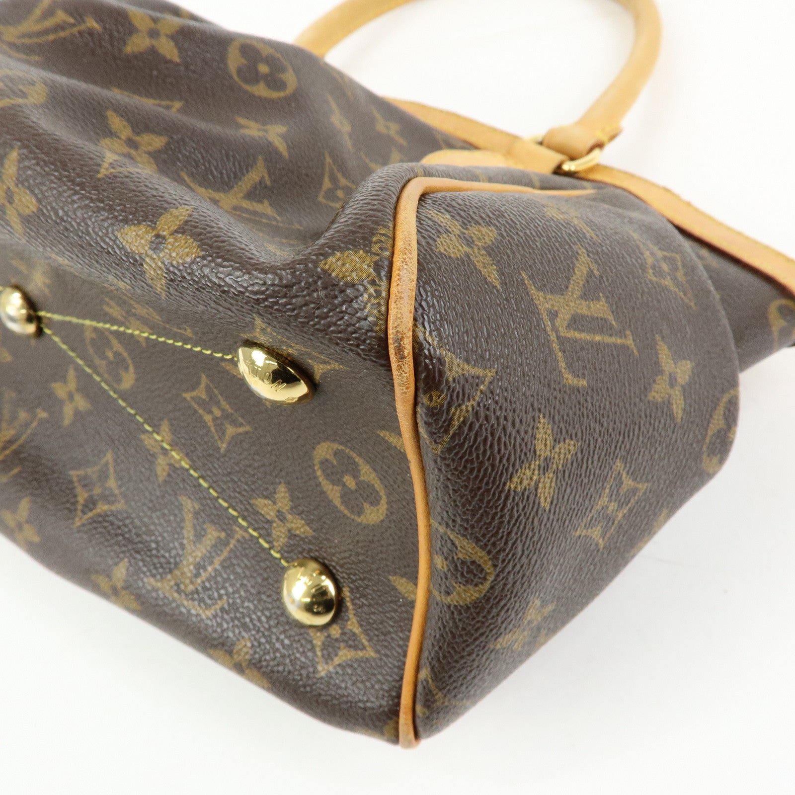 Louis Vuitton Monogram Tivoli PM Hand Bag Shoulder Bag Brown M40143