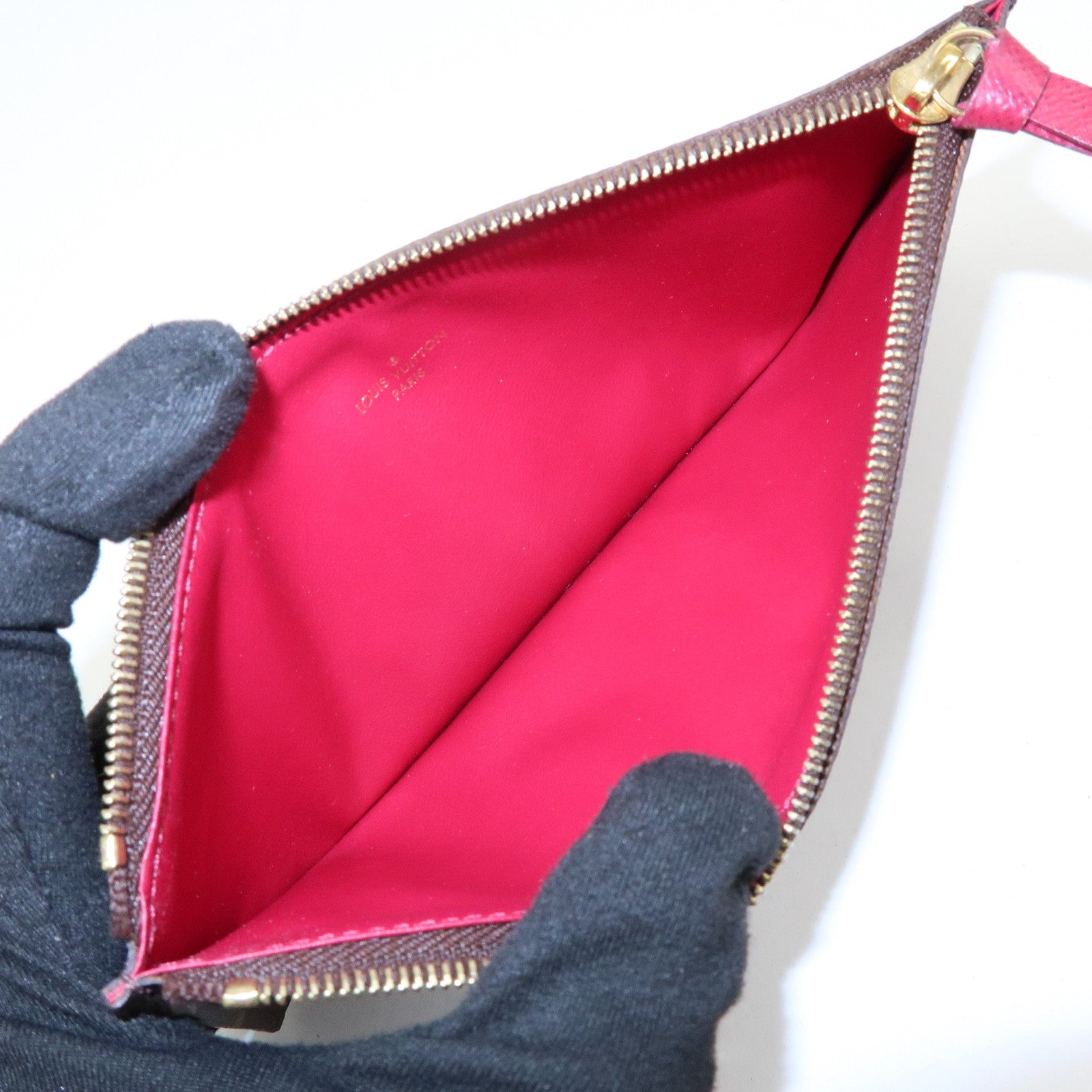 Louis Vuitton Monogram Pochette Felicie Shoulder Bag Brown M61276