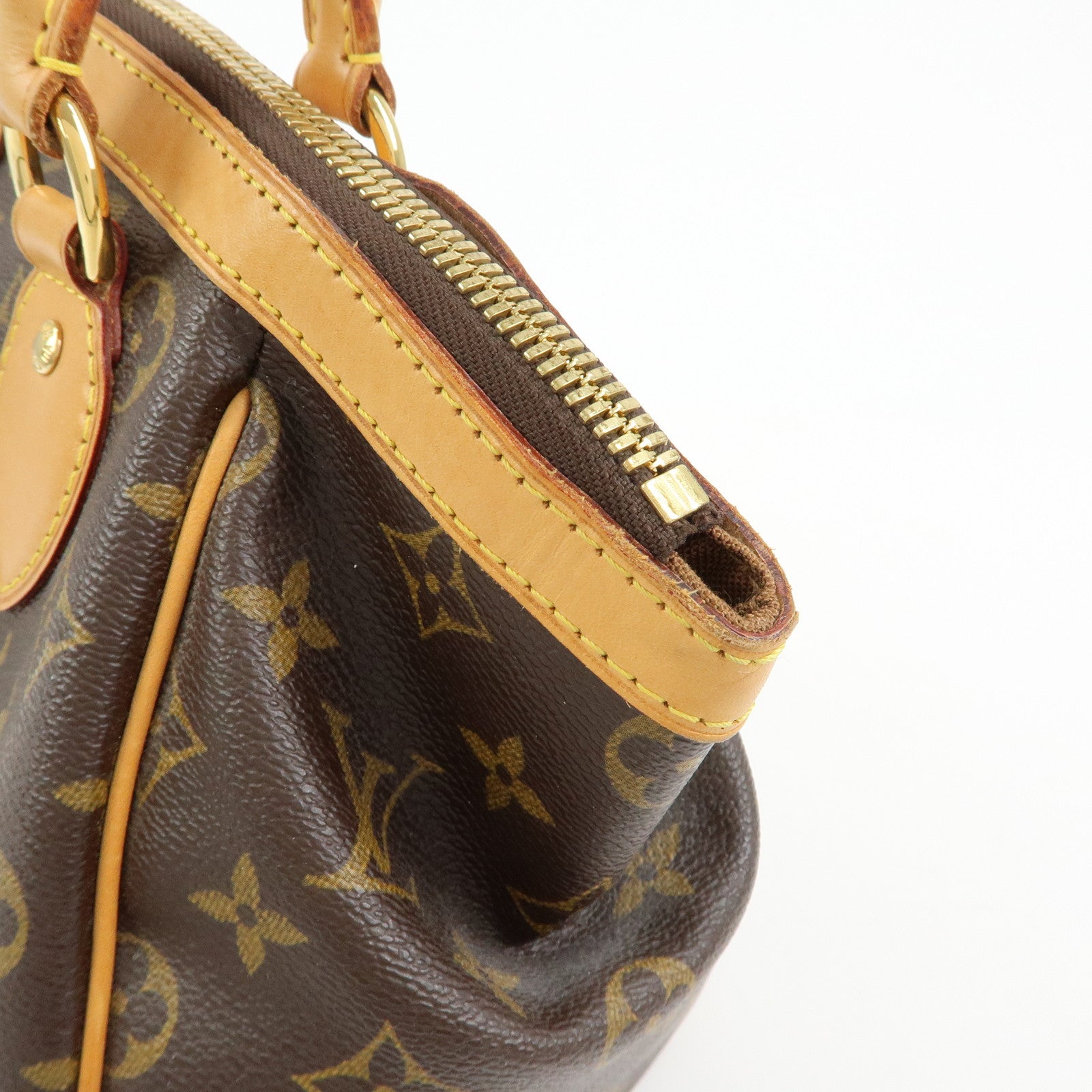 Louis Vuitton Monogram Tivoli PM Hand Bag Shoulder Bag Brown M40143