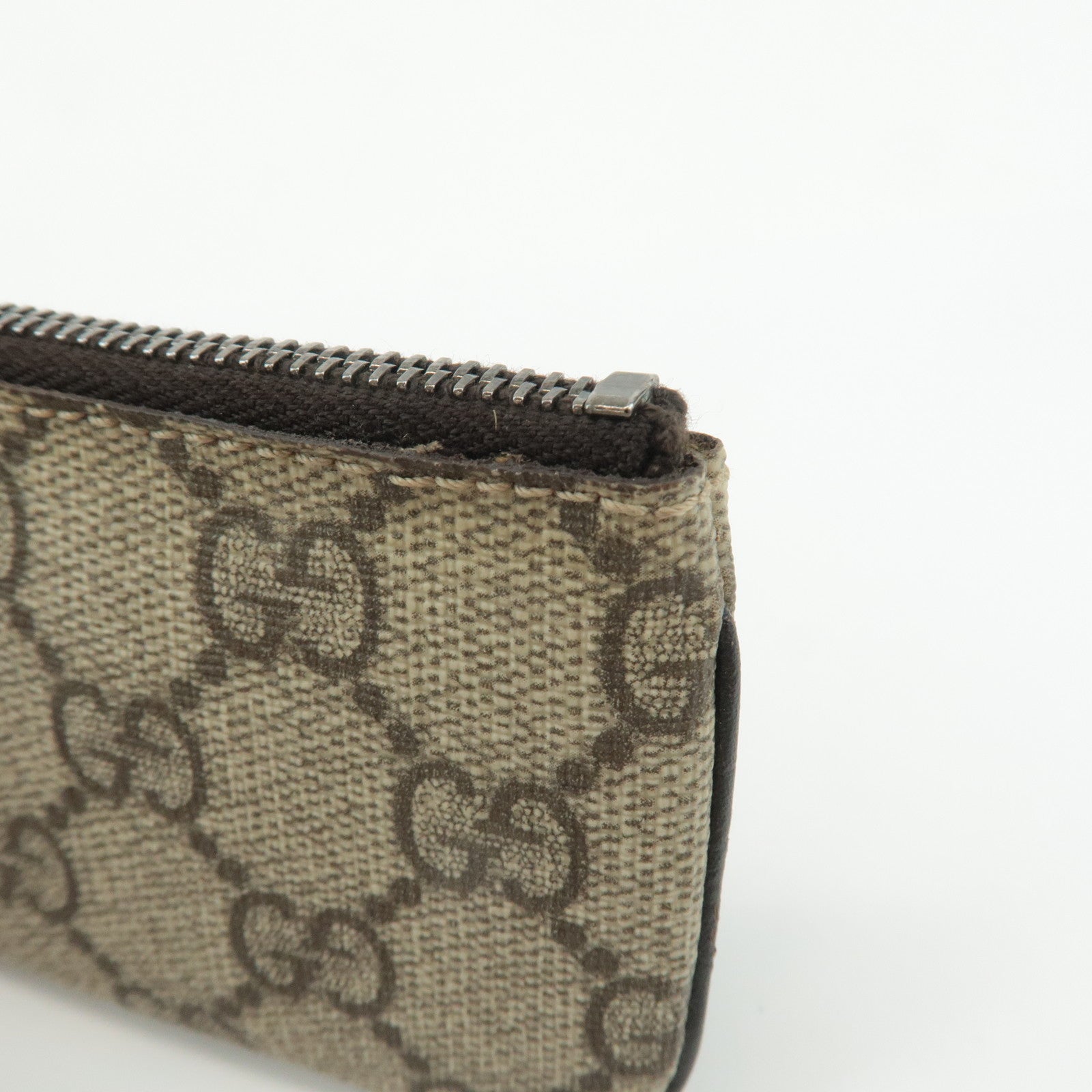 GUCCI Set of 2 Guccissima Leather Canvas Coin Case 233183/131988 Used