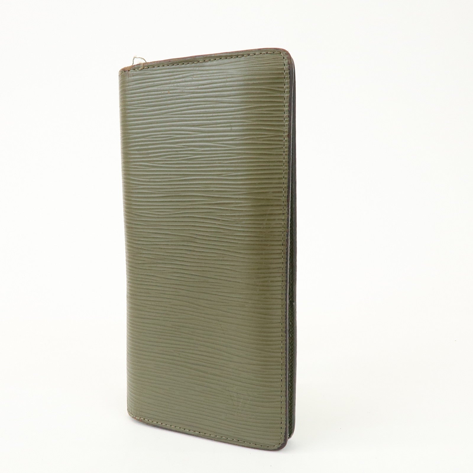 Louis Vuitton Epi Leather Portefeuille Brazza Wallet Khaki M61819
