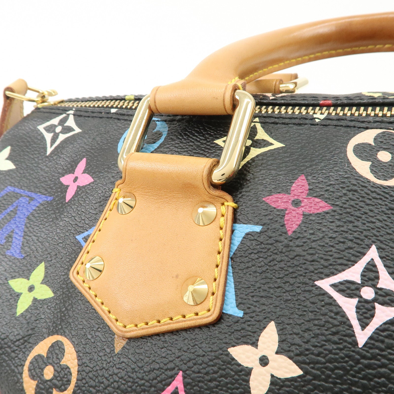Louis Vuitton Monogram Multicolor Speedy 30 Hand Bag M92642 Used