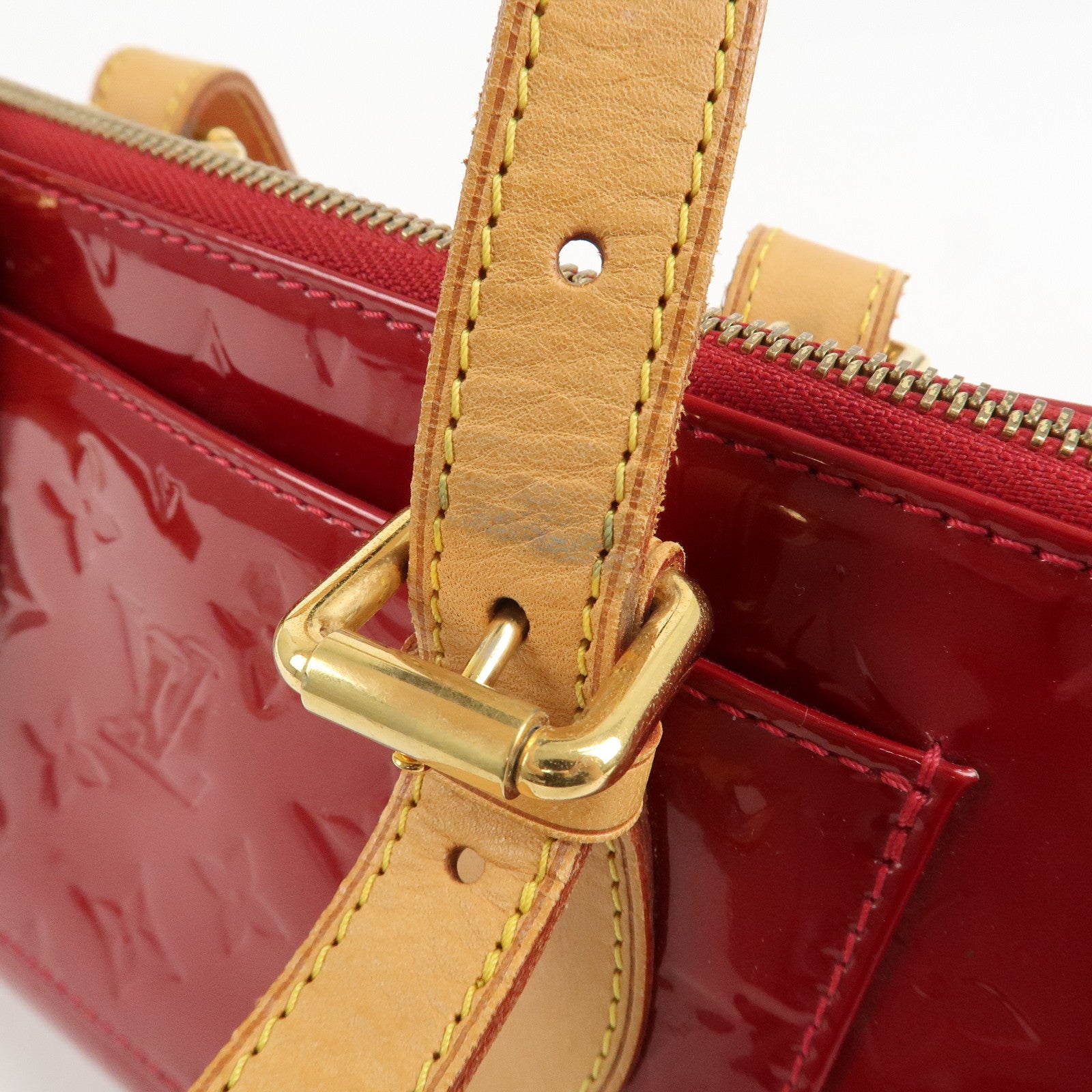 Louis Vuitton Vernis Rosewood Avenue Hand Bag Pomme D'Amour M93507 Used