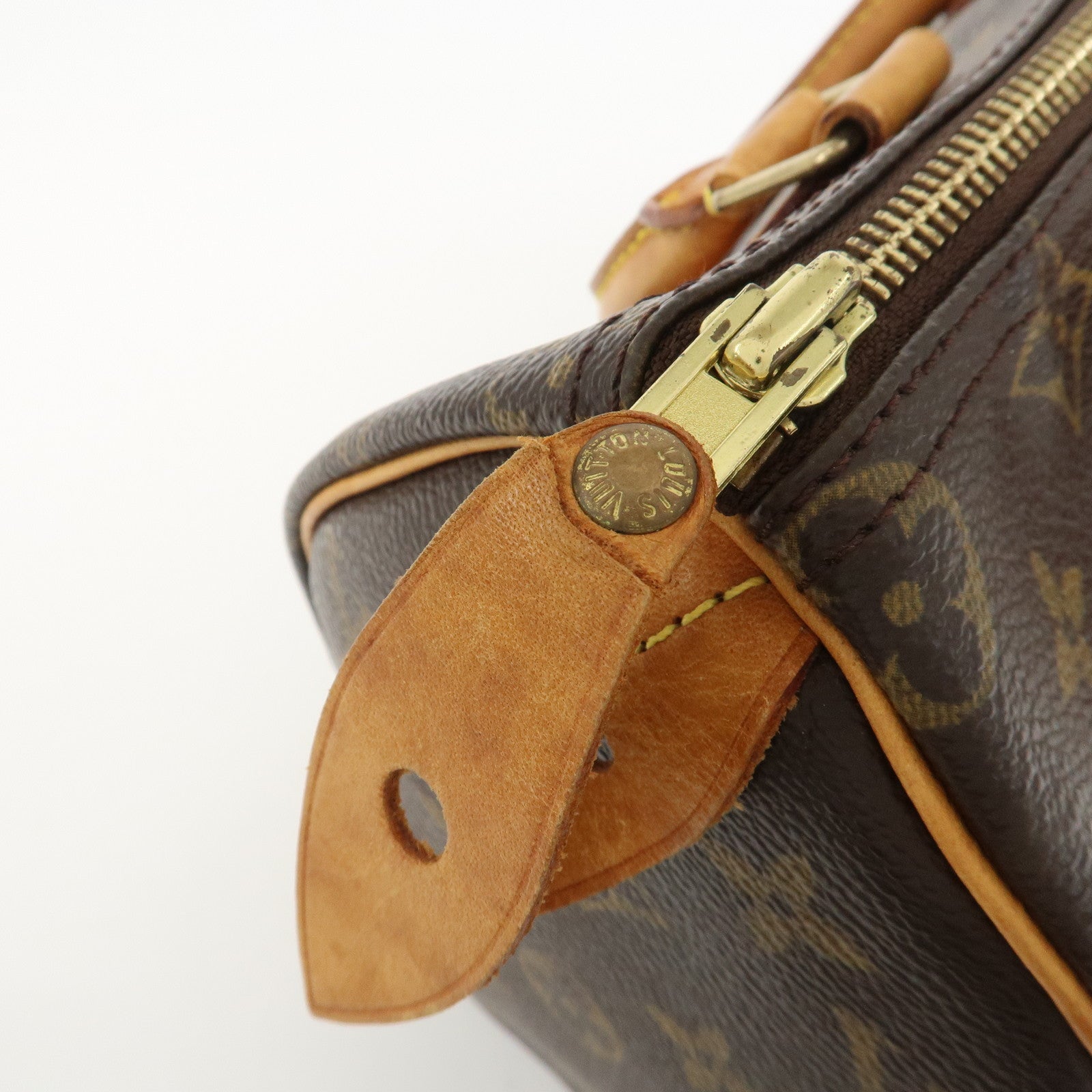 Louis Vuitton Monogram Speedy 25 Boston Bag Hand Bag Brown M41528