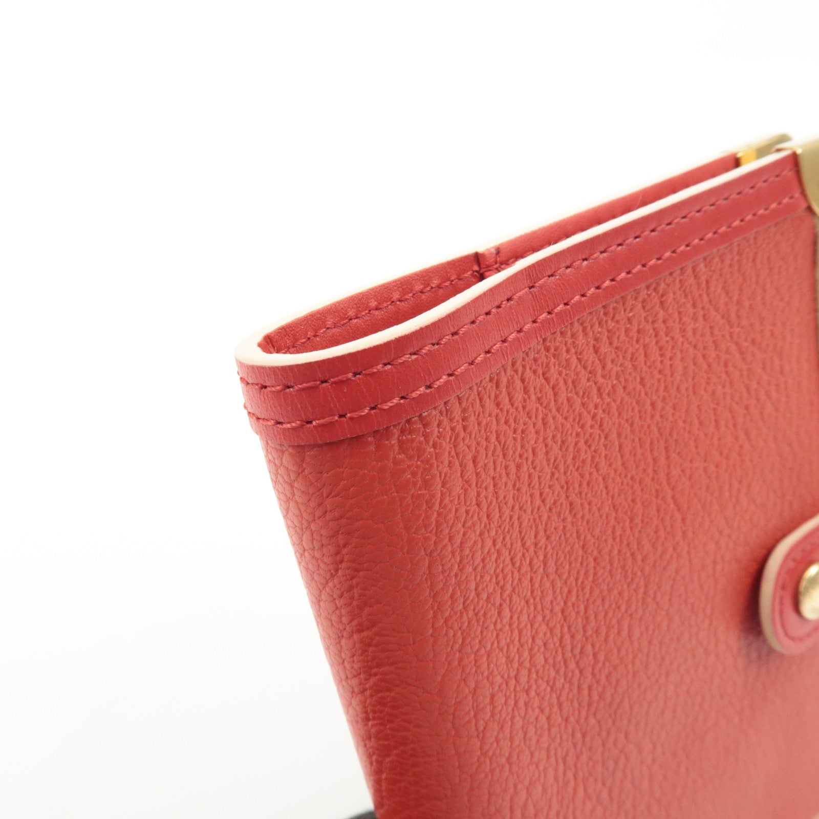 Louis Vuitton Suhari Leather Agenda PM Planner Cover Red Used