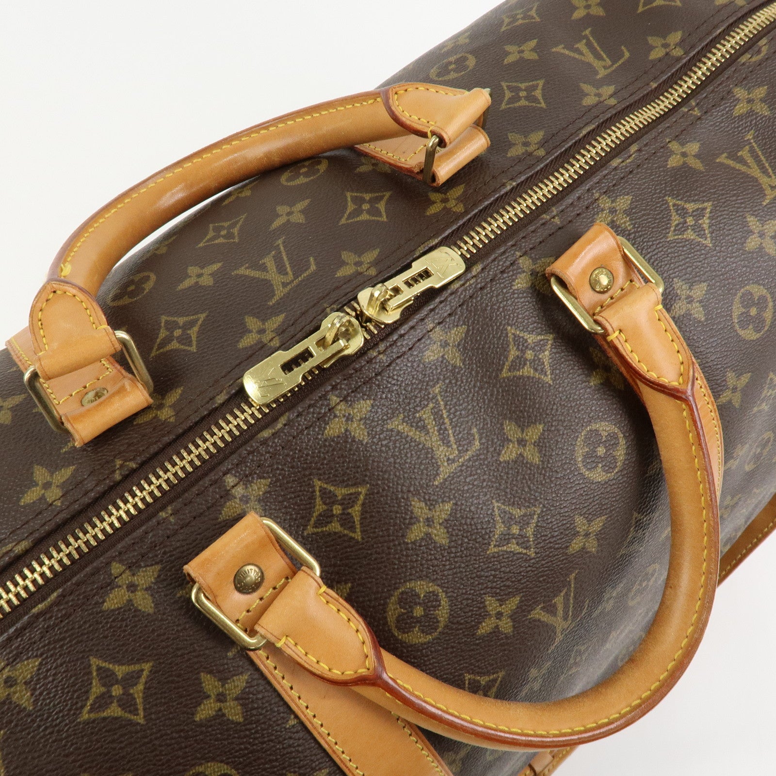 Louis Vuitton Monogram Keep All Bandouliere 60 Boston Bag M41412