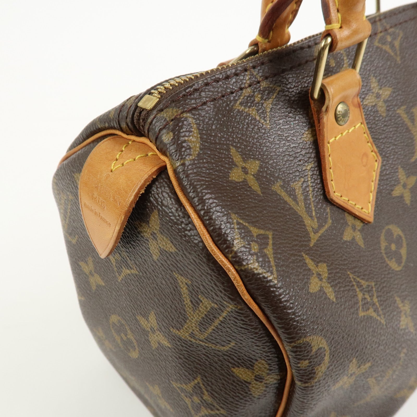 Louis Vuitton Monogram Speedy 25 Boston Bag Hand Bag Brown M41528