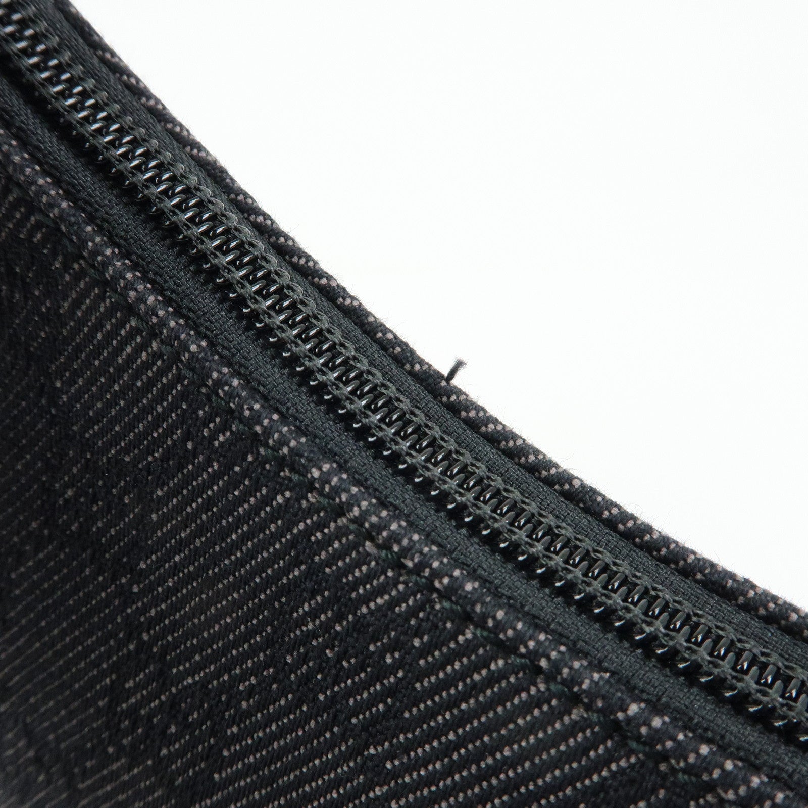 GUCCI GG Denim Canvas Leather Shoulder Bag Hand Bag Black 240020