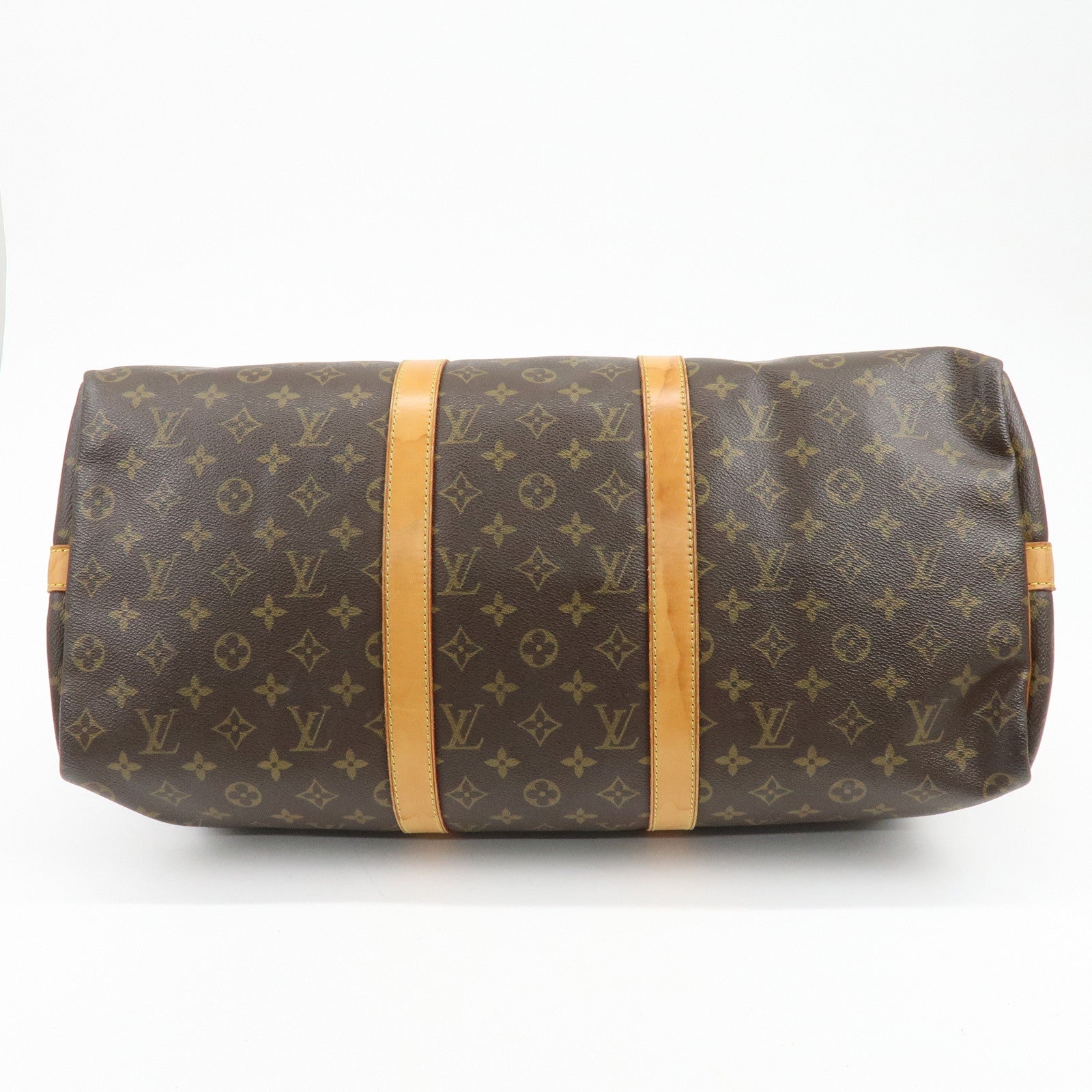 Louis Vuitton Monogram Keep All Bandouliere 50 Boston Bag M41416